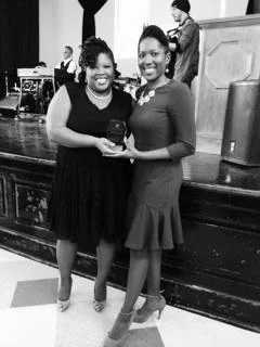 Chanceé and I received the Small Businesswomen of the Year Award.