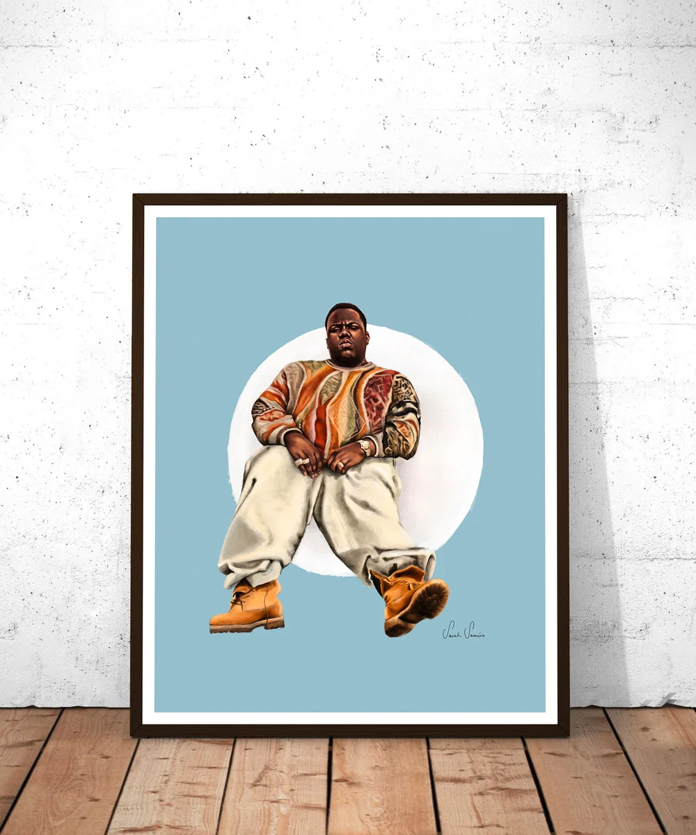 Notorious B.I.G Art Print — Sarah Samira