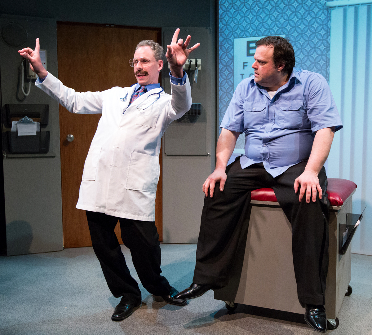 Sean Roach (Left) and Scott Greer in "To The Moon", by Jennifer Childs. Photo by Mark Garvin, courtesy of 1812 Productions
