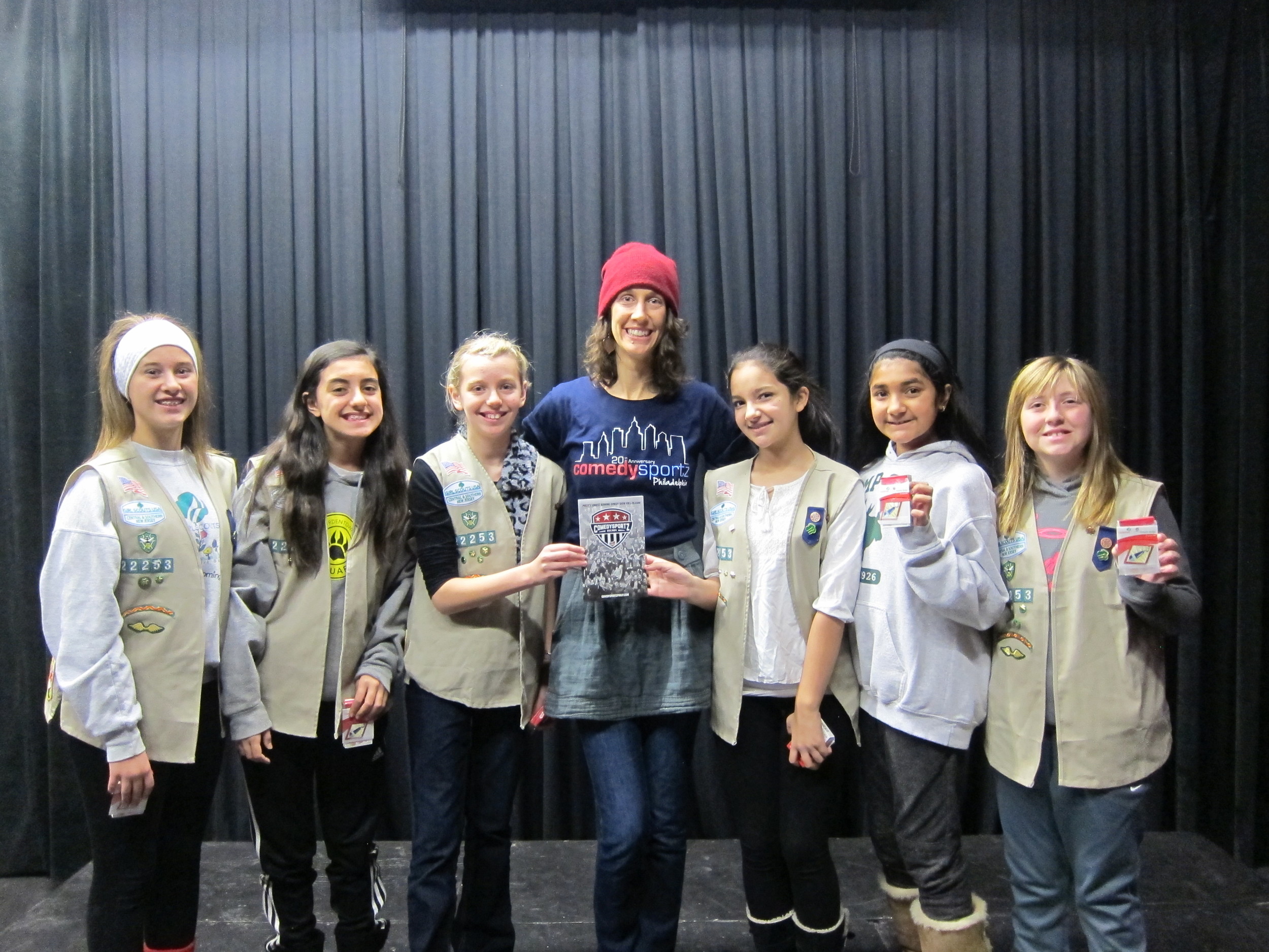 Troop 22253 After an Improv Workshop