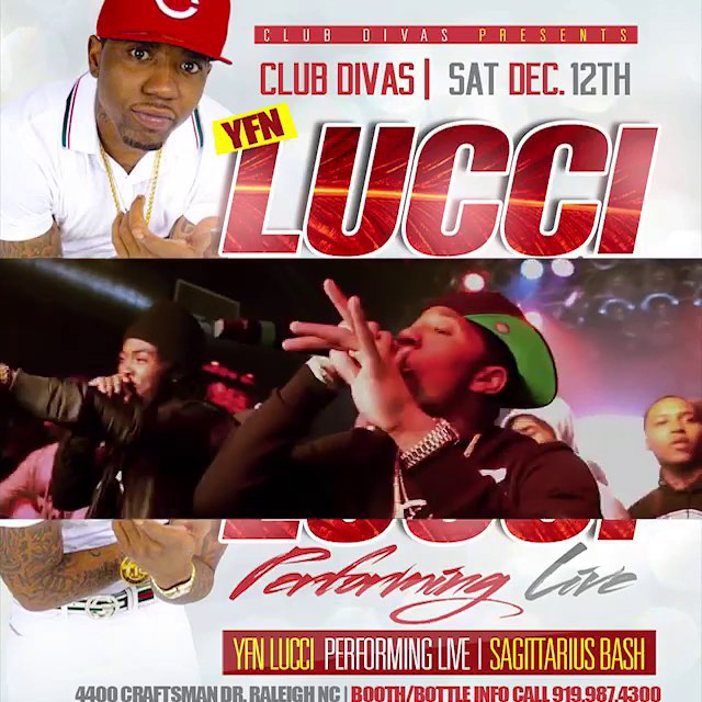 @yfnlucci Tonight Club Divas! #clubdivas #yfnlucci #thinkitsagame