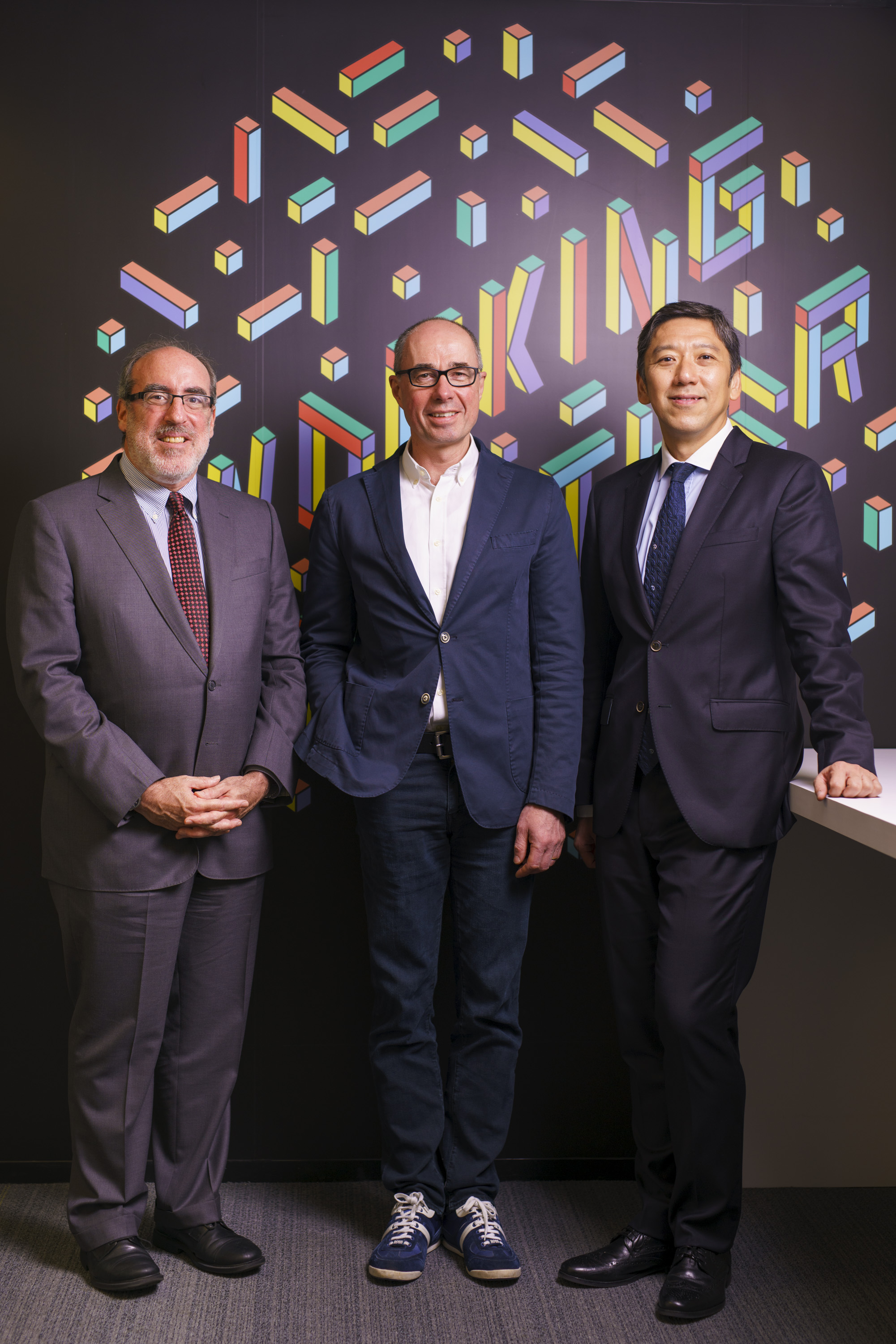  (Left to Right) Jeff Schwartz, Principal; Brett Walsh, Partner; and Jungle Wong, Chief Talent Officer. All members of Deloitte. 