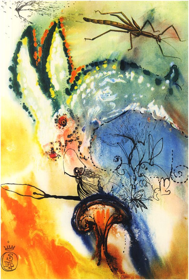 “Down the Rabbit Hole.” 1969 © Salvador Dalí, Fundació Gala-Salvador Dalí / Artists Rights Society (ARS), New York, 2012