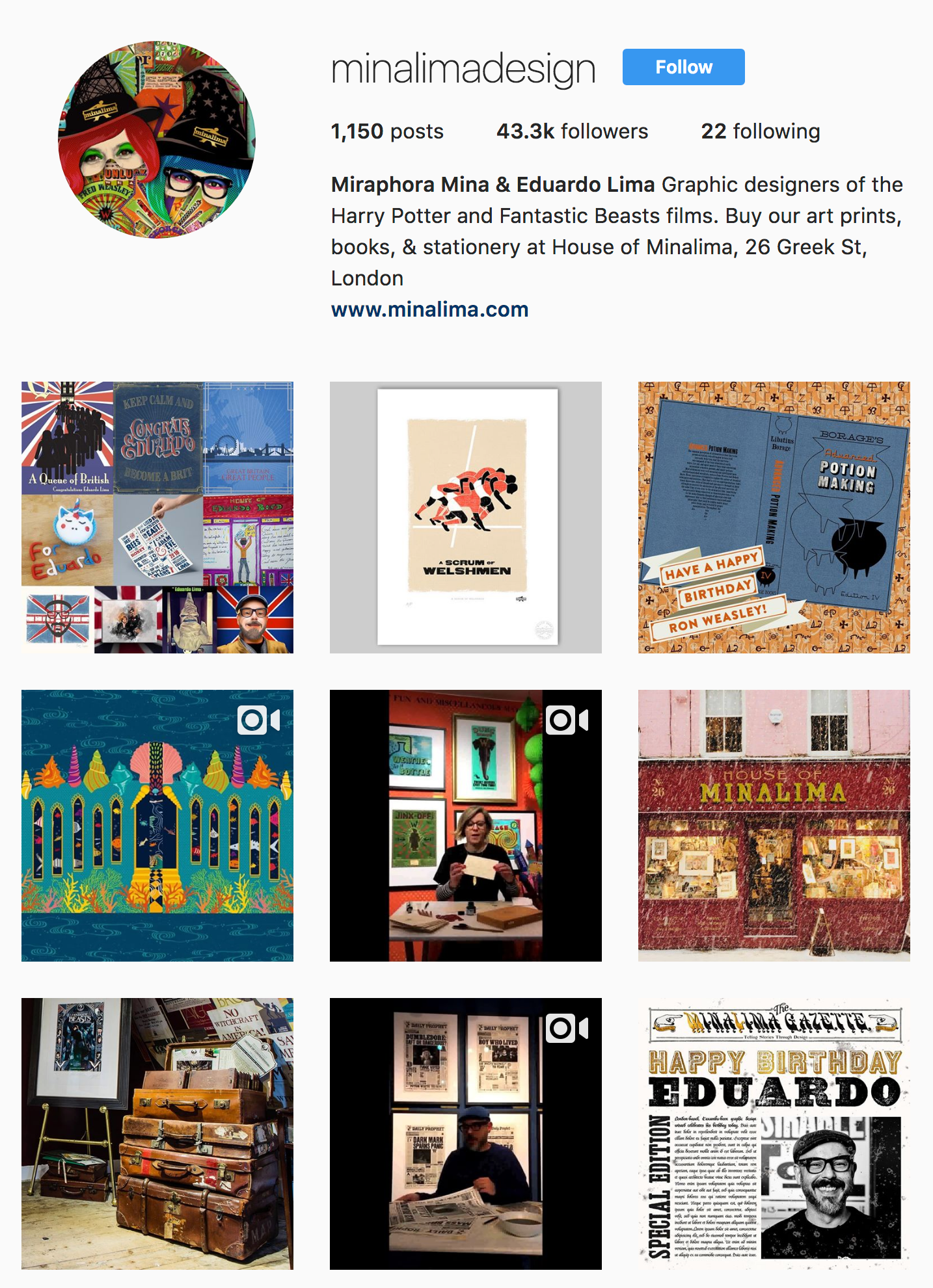 All image rights belong to Minalima Design.