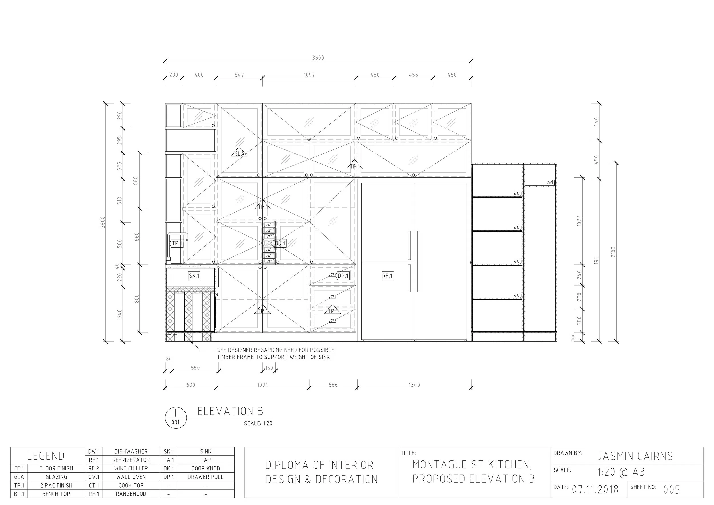005 Montugue st Kitchen, Proposed Elevation B.jpg