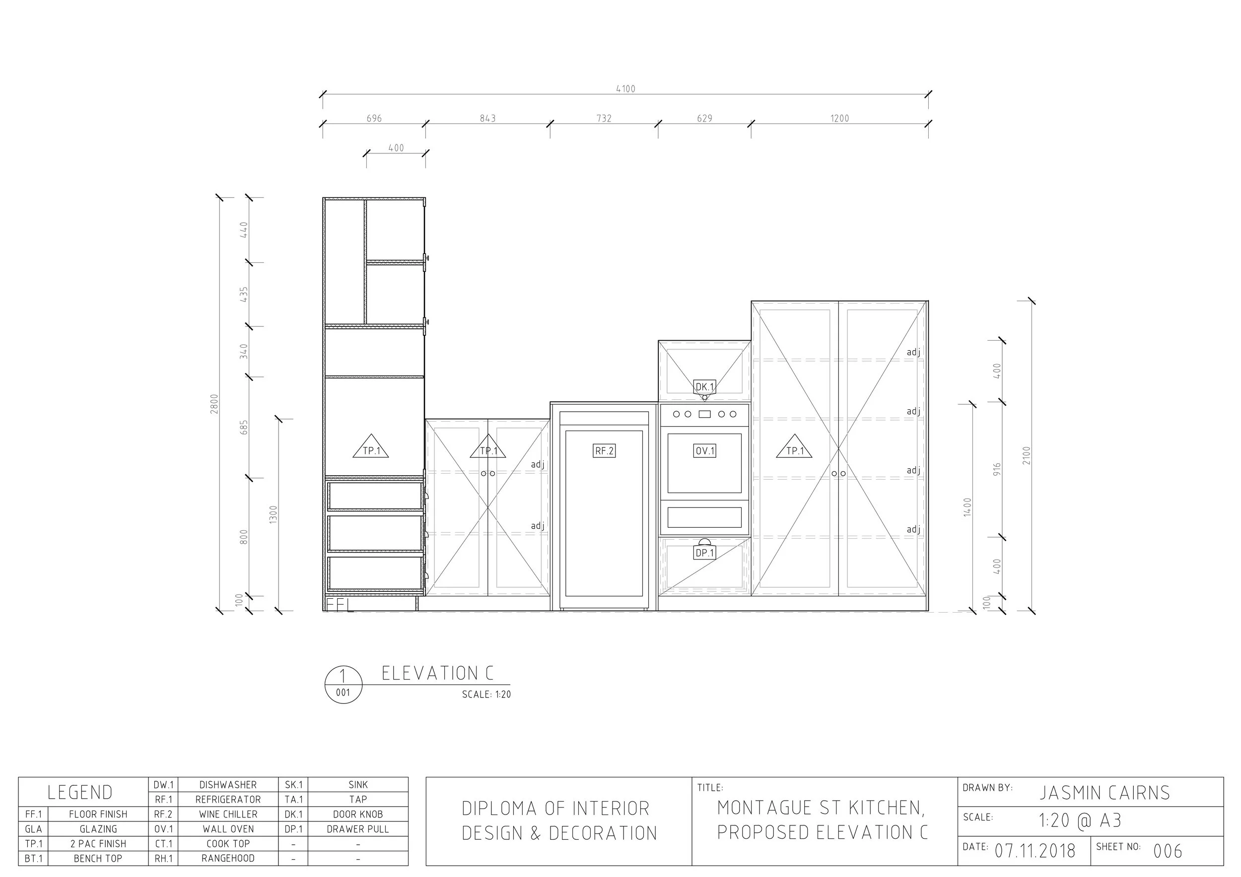 006 Montugue st Kitchen, Proposed Elevation C.jpg