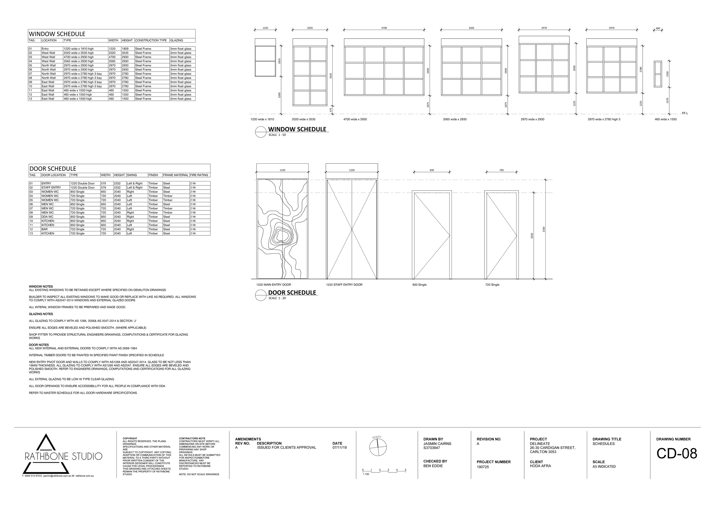 DELINEATE FINAL DOCUMENTATION - Sheet - CD-08 - SCHEDULES.png