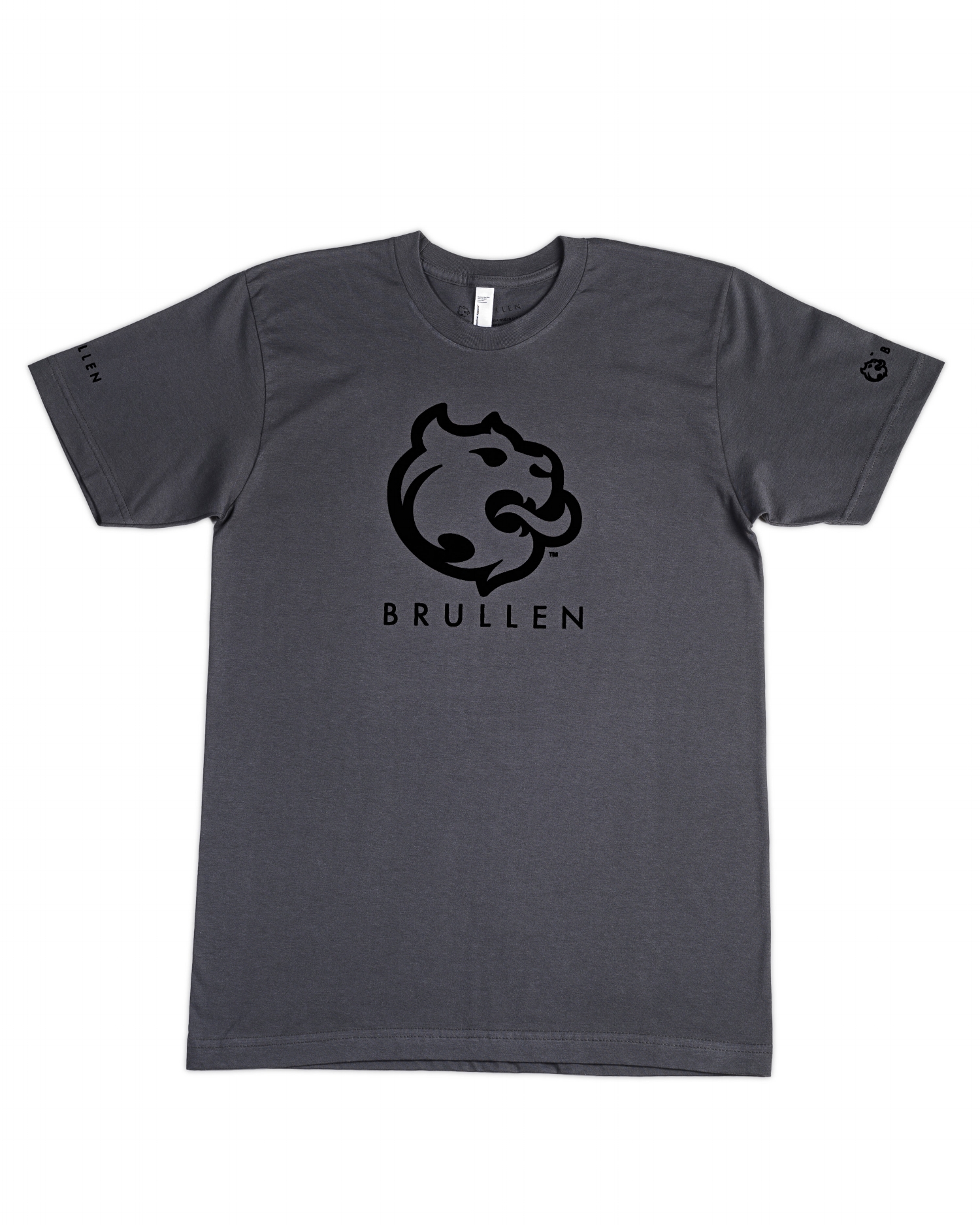 Men's T-shirt | Type1 Asphalt/Black by Brullen Company | Lion Head Logo