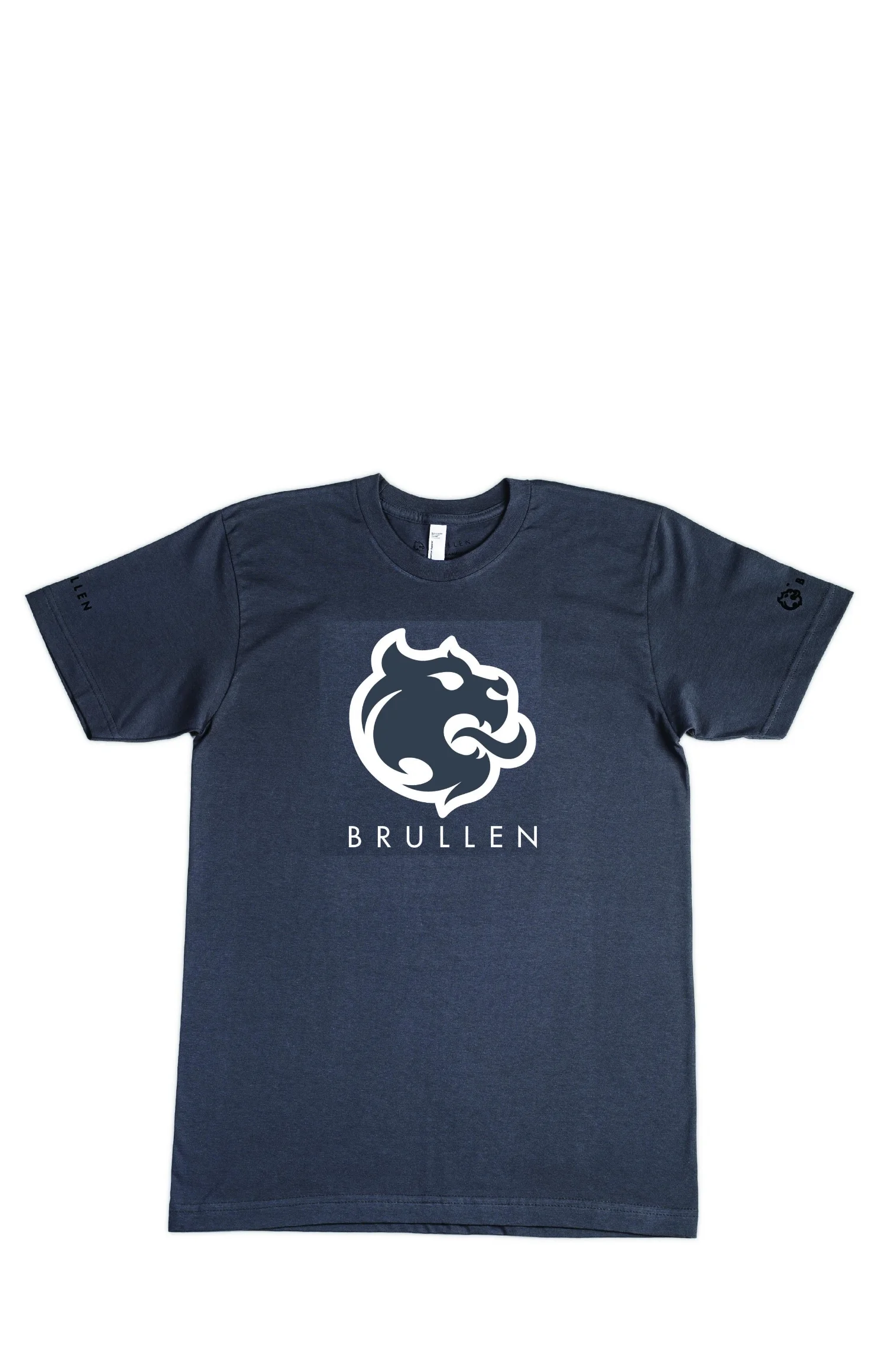 Men's T-shirt | Type1 Asphalt/White by Brullen Company | Lion Head Logo
