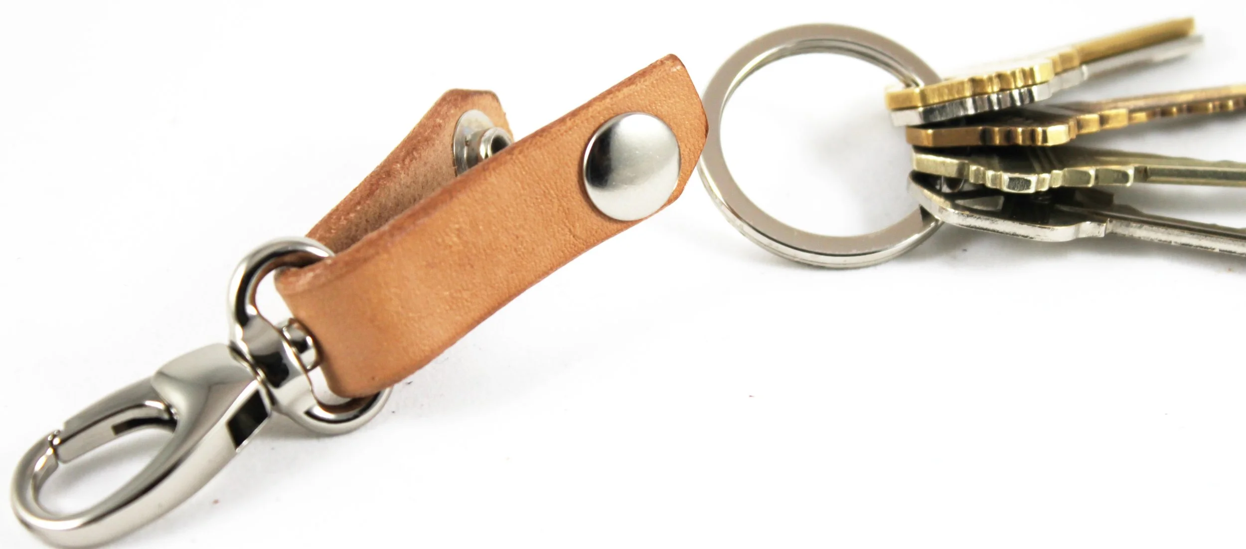 Womens Leather Keychain Handmade in USA | Brullen Co.