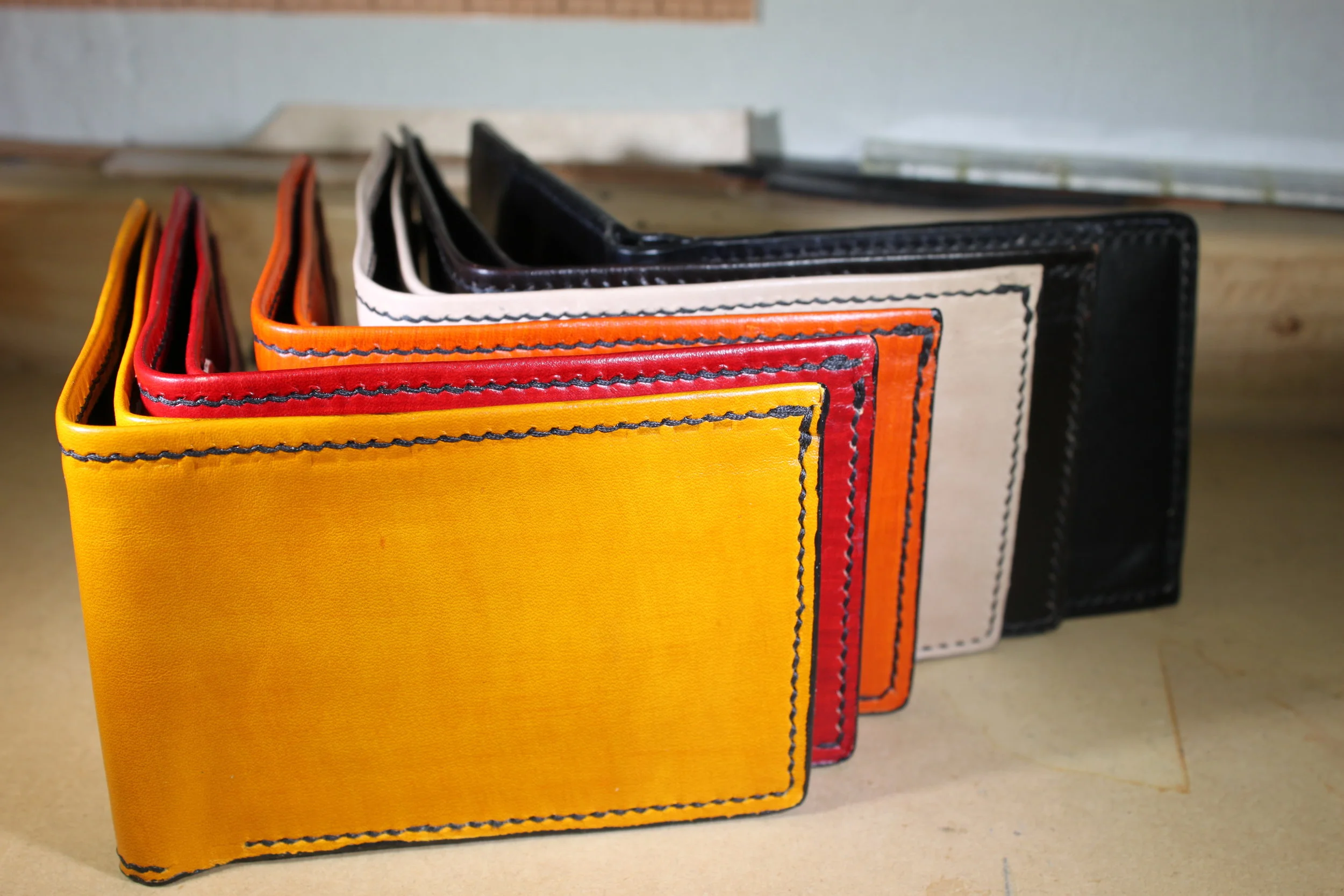 Leather wallet color options | Handmade in USA | Brullen Company