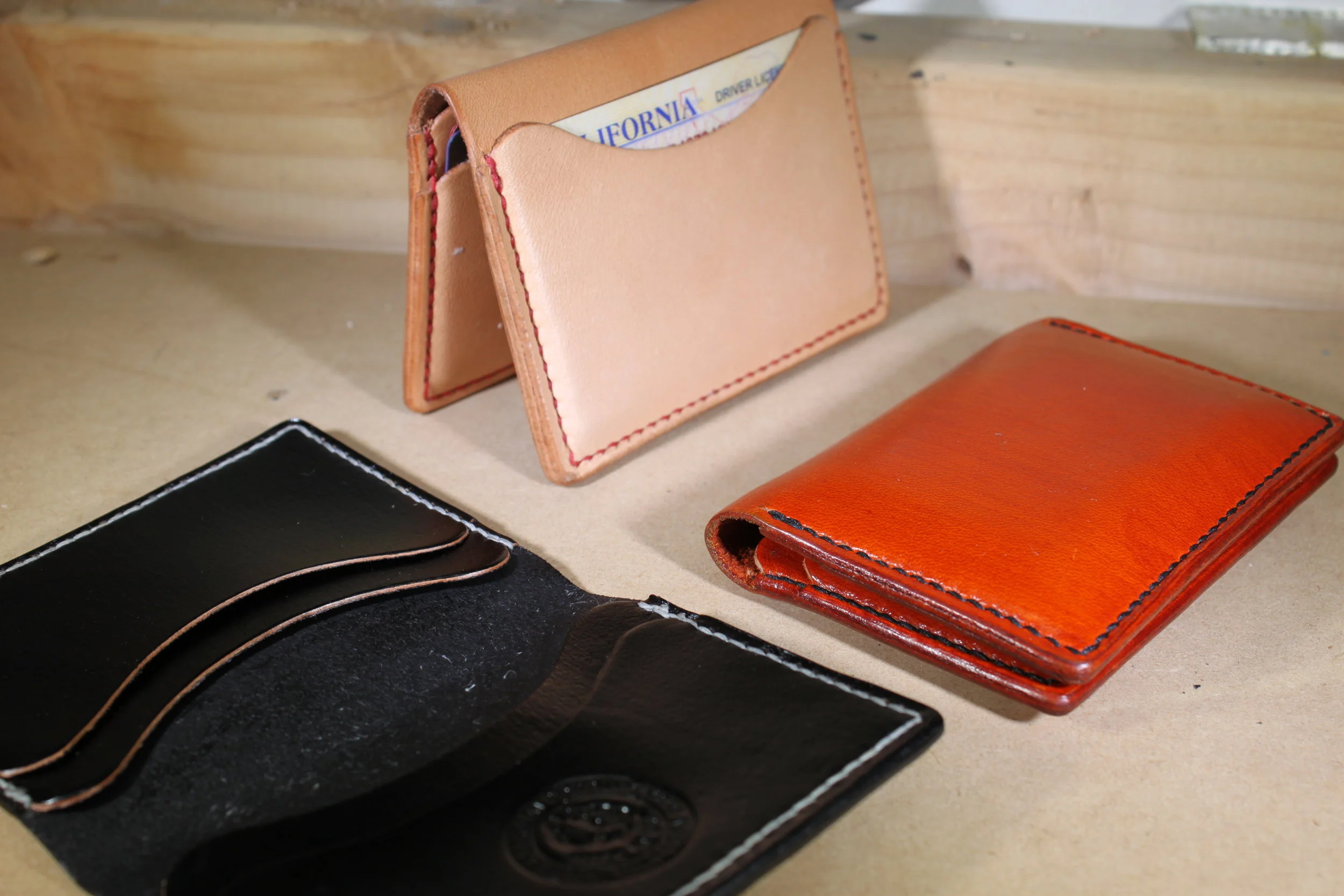 American Made Credit Card Wallets | Handmade | Saddle Stitch