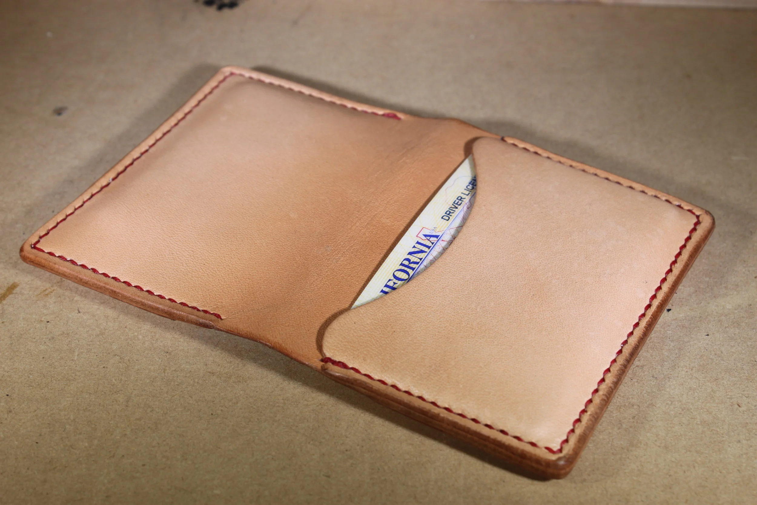 Credit Card wallet with external card slot