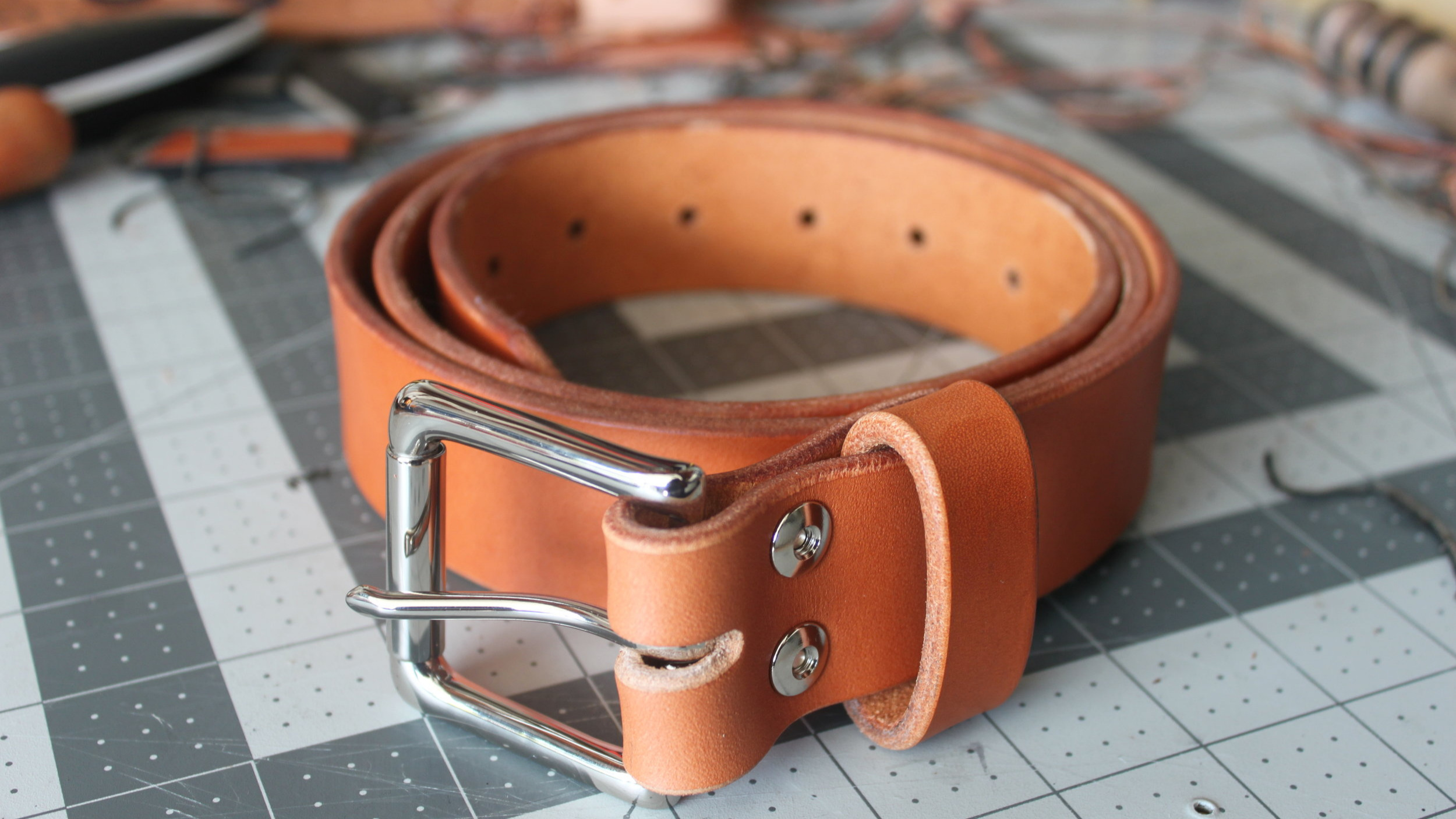 Leather Belt Made from Bridle Leather | Made in USA — Premium Quality ...