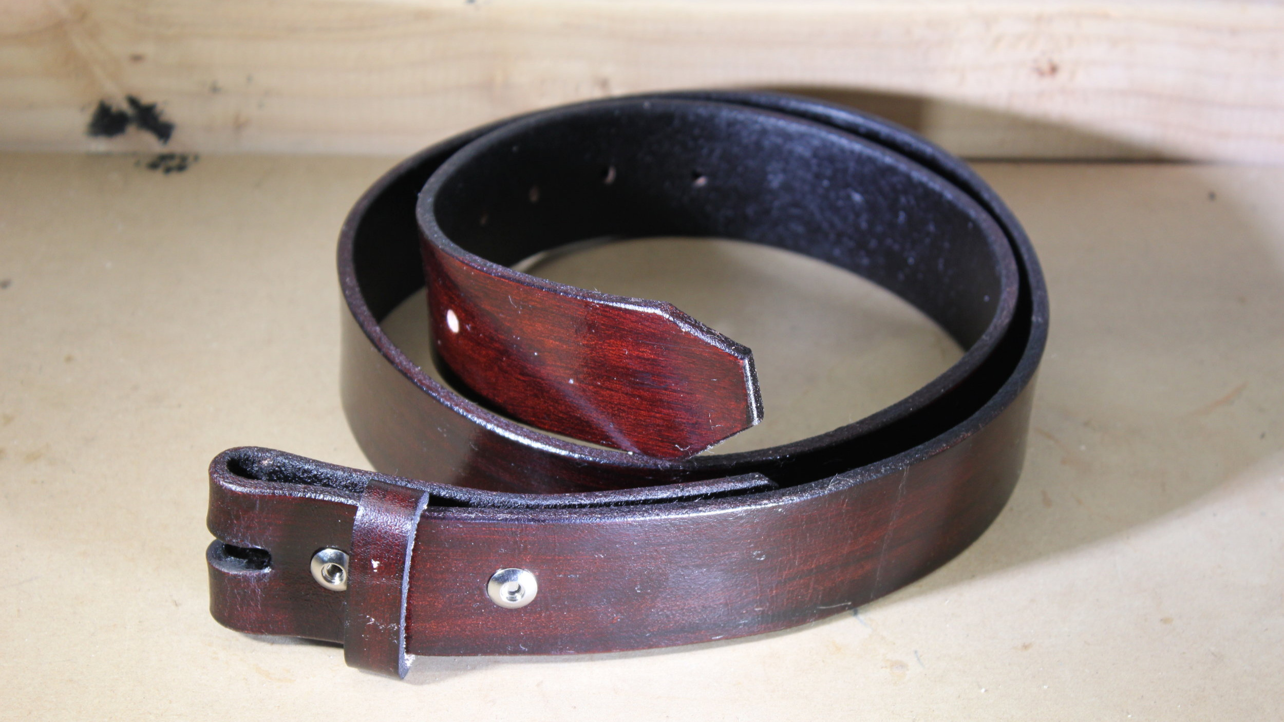 Leather Belt Strap | Brown | Made in USA