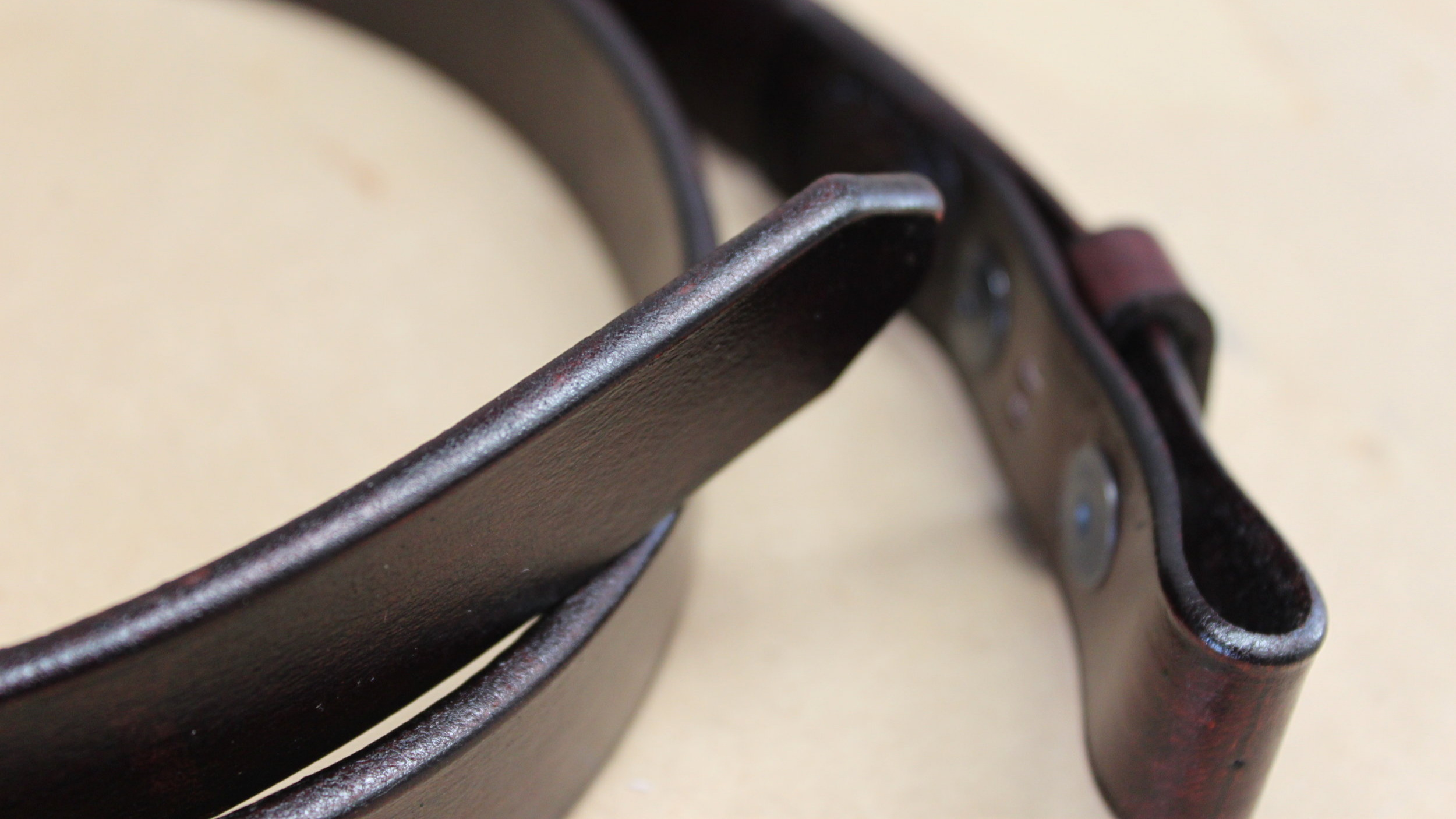 Leather Belt Straps | Mahogany Brown | Made in USA