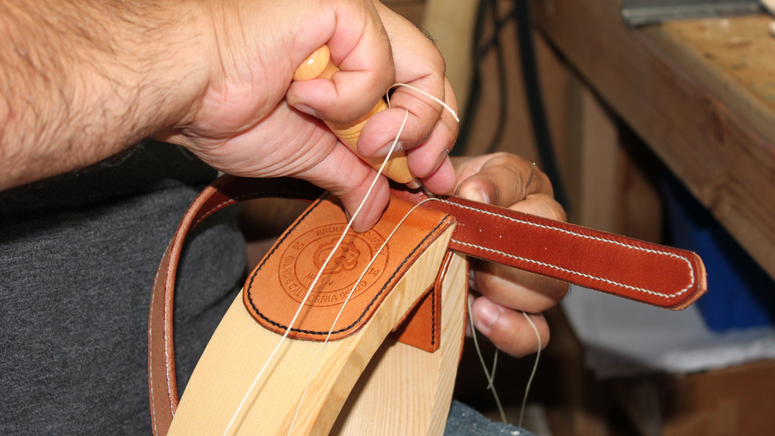 Saddle Stitched Belt | Handmade Belt | Bridle Leather | Made in USA