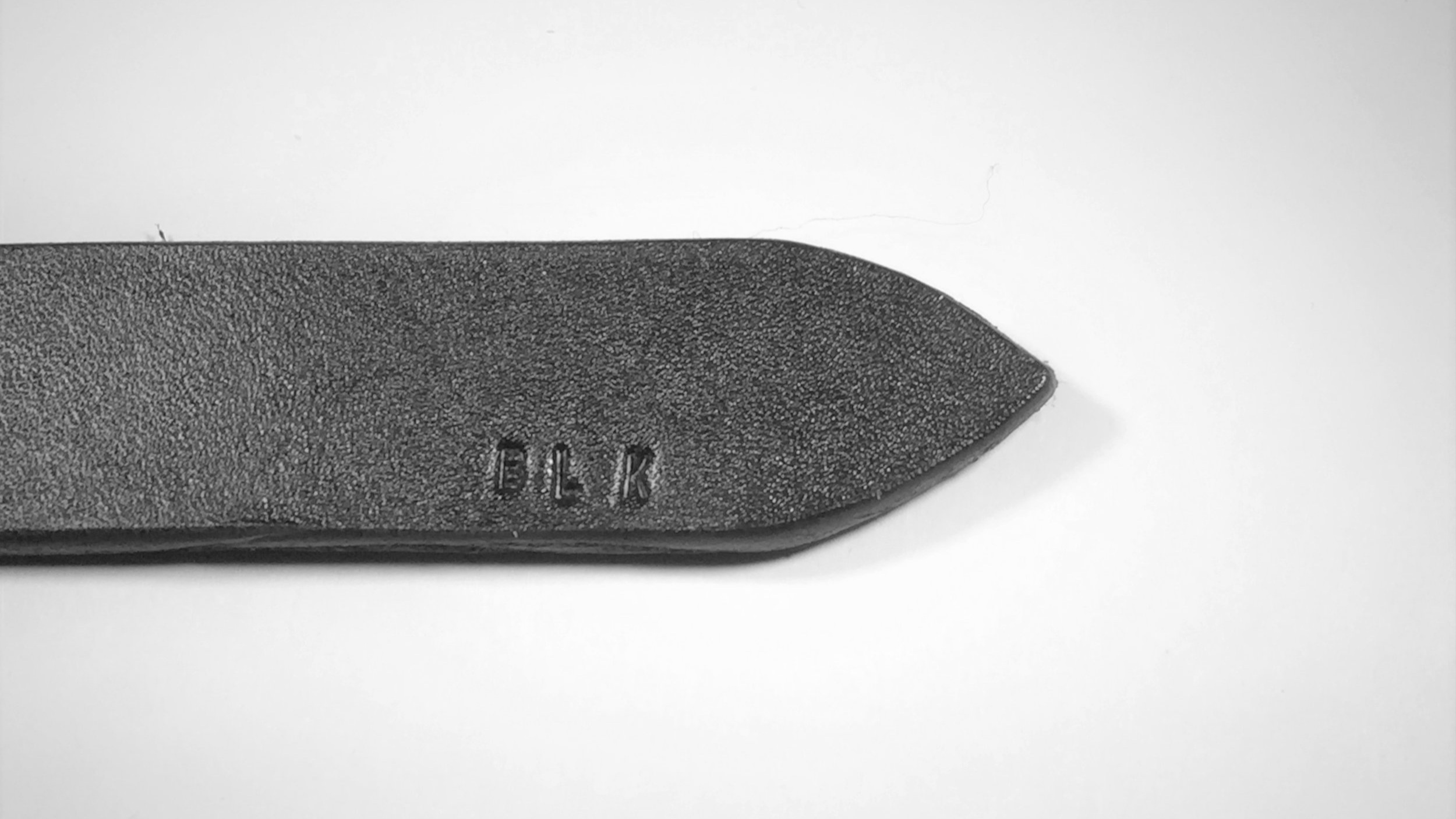 Black Leather Belt