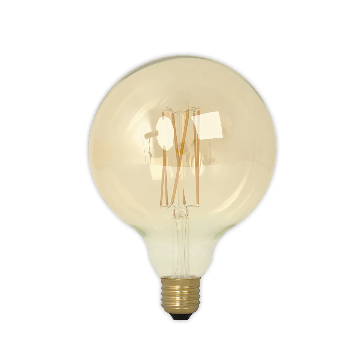 CALEX ES G125 4W FILAMENT LED, GOLD TINTED, DIMMABLE