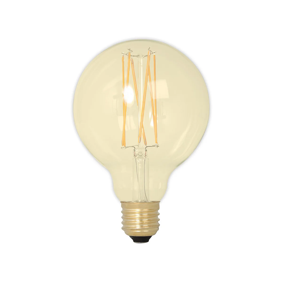 CALEX ES G95 4W FILAMENT LED, GOLD TINTED, DIMMABLE
