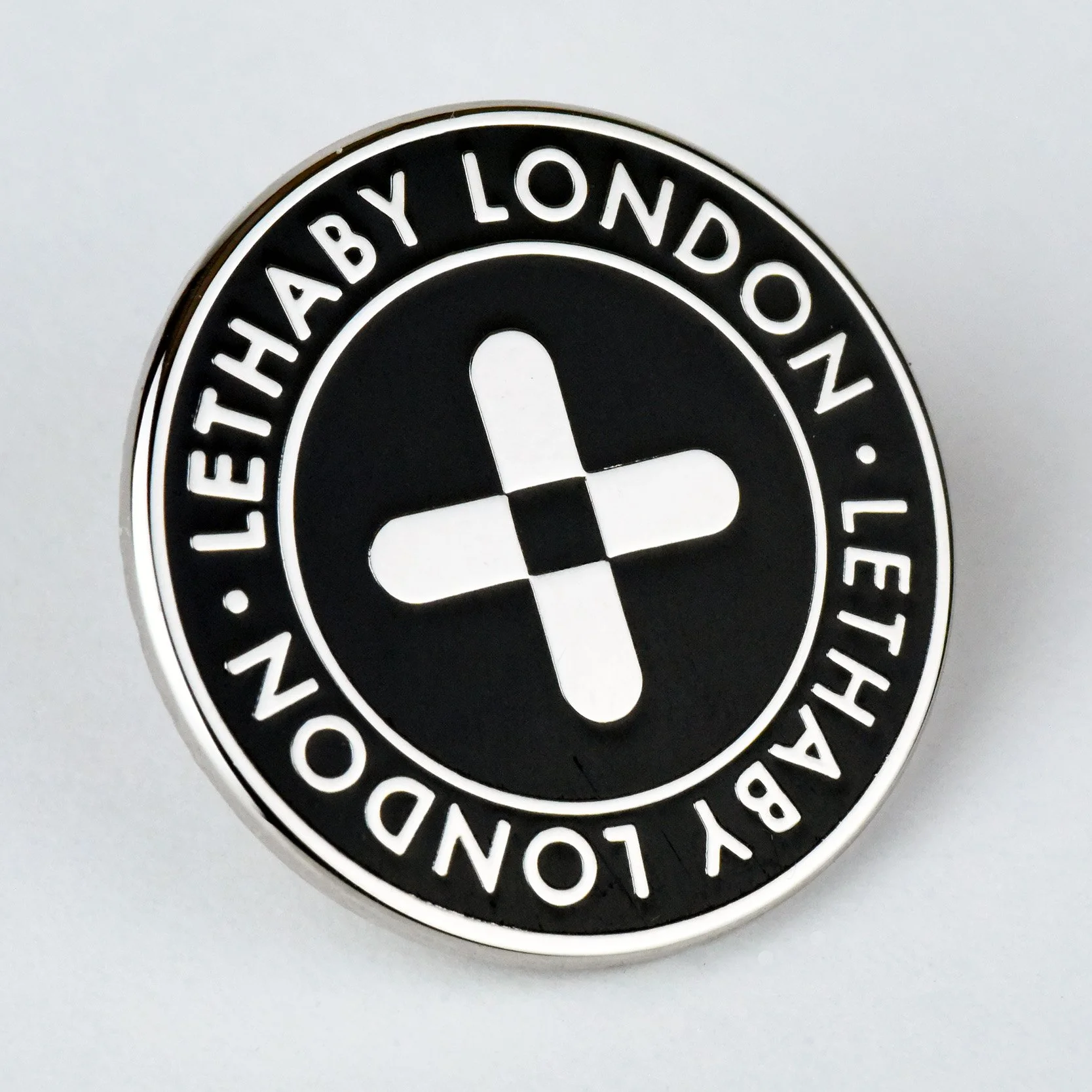 Charles Lethaby Silver & Black Enamel Pin – Limited Edition (250 Only) (Copy)