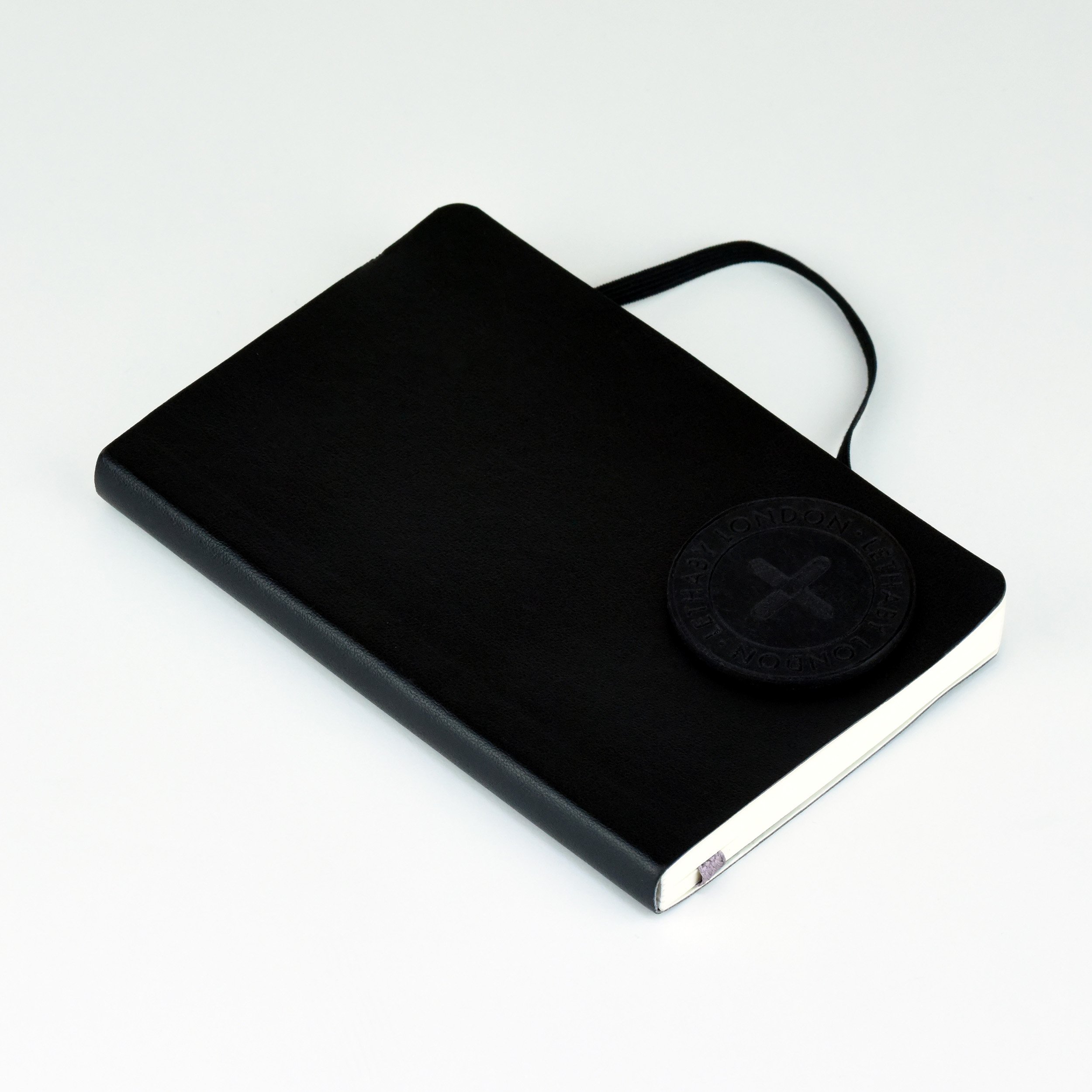 LETHABY X MOLESKINE A6 Black Plain Note Book