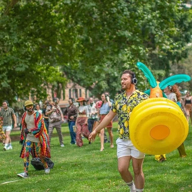 What an incredible walk! Last week we took to the streets with BVN Studio's. A multi award winning team and voted best place to work 2019. #silentdiscowalk #thesilentrave thank you @jeslindsay for the photo.
