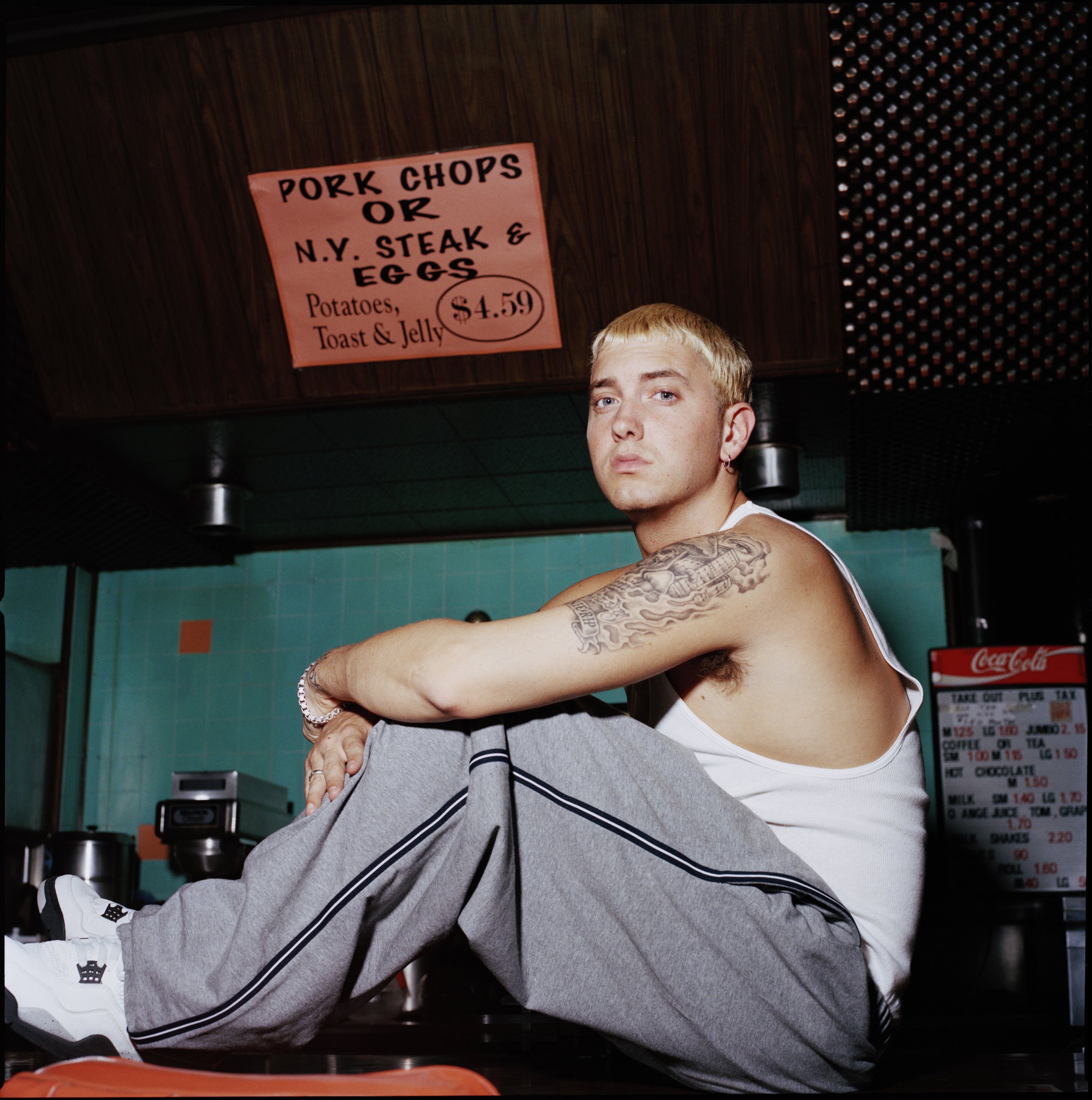  EMINEM, Johnie’s Coffee Shop &amp; Restaurant, L.A. Sept 22nd 1999.   