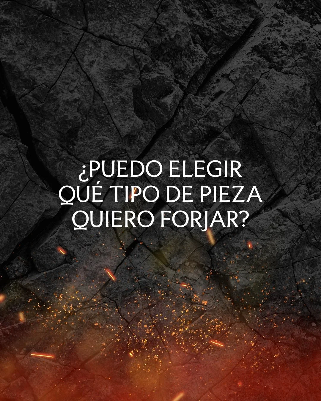 S&iacute;. En Forjado a Fuego puedes escoger el tipo de pieza que m&aacute;s te interese: cuchillo, hacha, hoja decorativa o incluso acero damasco, dependiendo del curso que elijas.

Te explicamos las diferencias, los niveles de dificultad y qu&eacut
