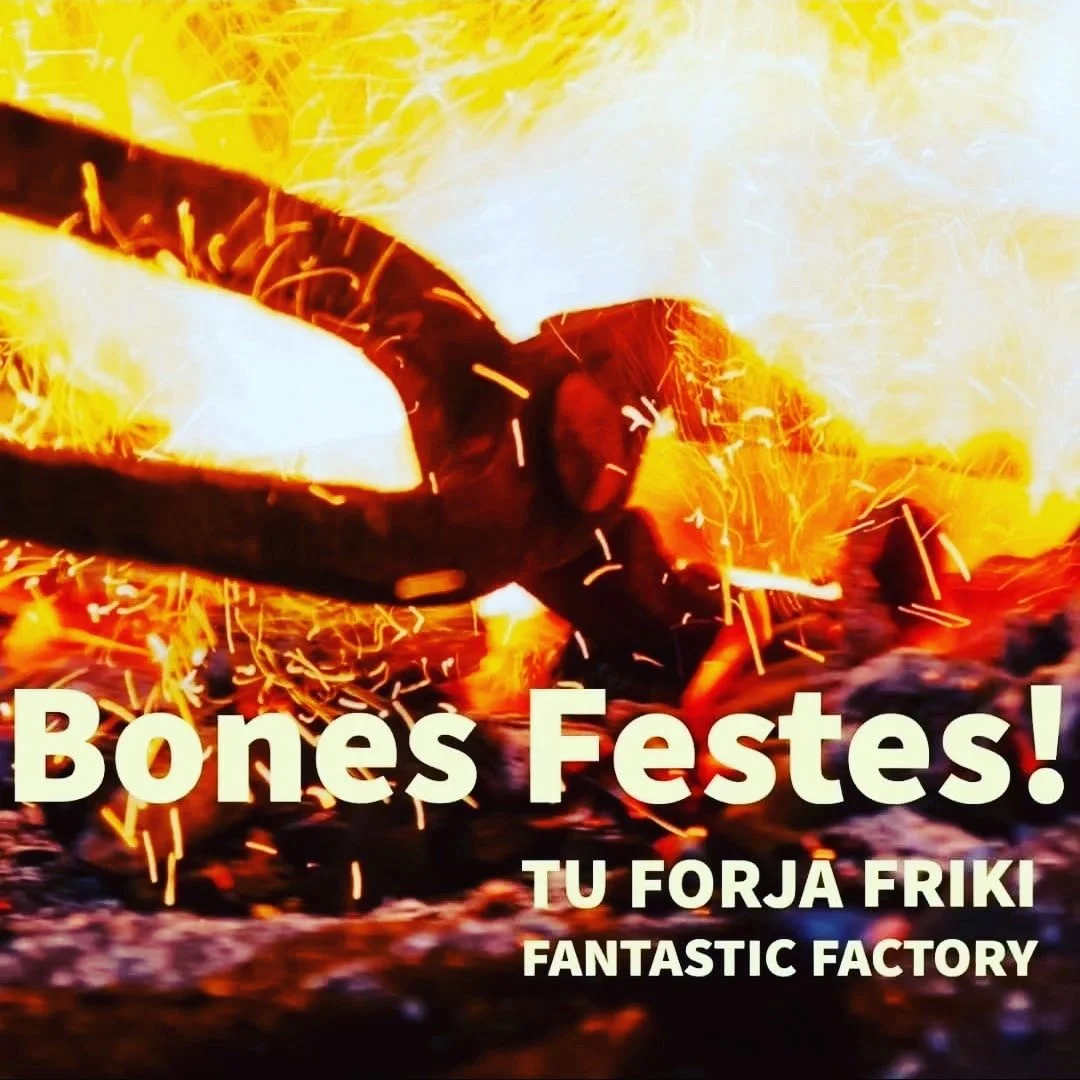 🔥Felices Fiestas y buen a&ntilde;o que ya se acerca!🔥 Recordad nuestros Bono Regalo est&aacute;n disponibles en nuestra web. 
Whatsap 678730334
El equipo de Fantastic Factory.
#fantasticfactorystudio #cursosdeforja #forjadoafuego #frikisdelaforja #