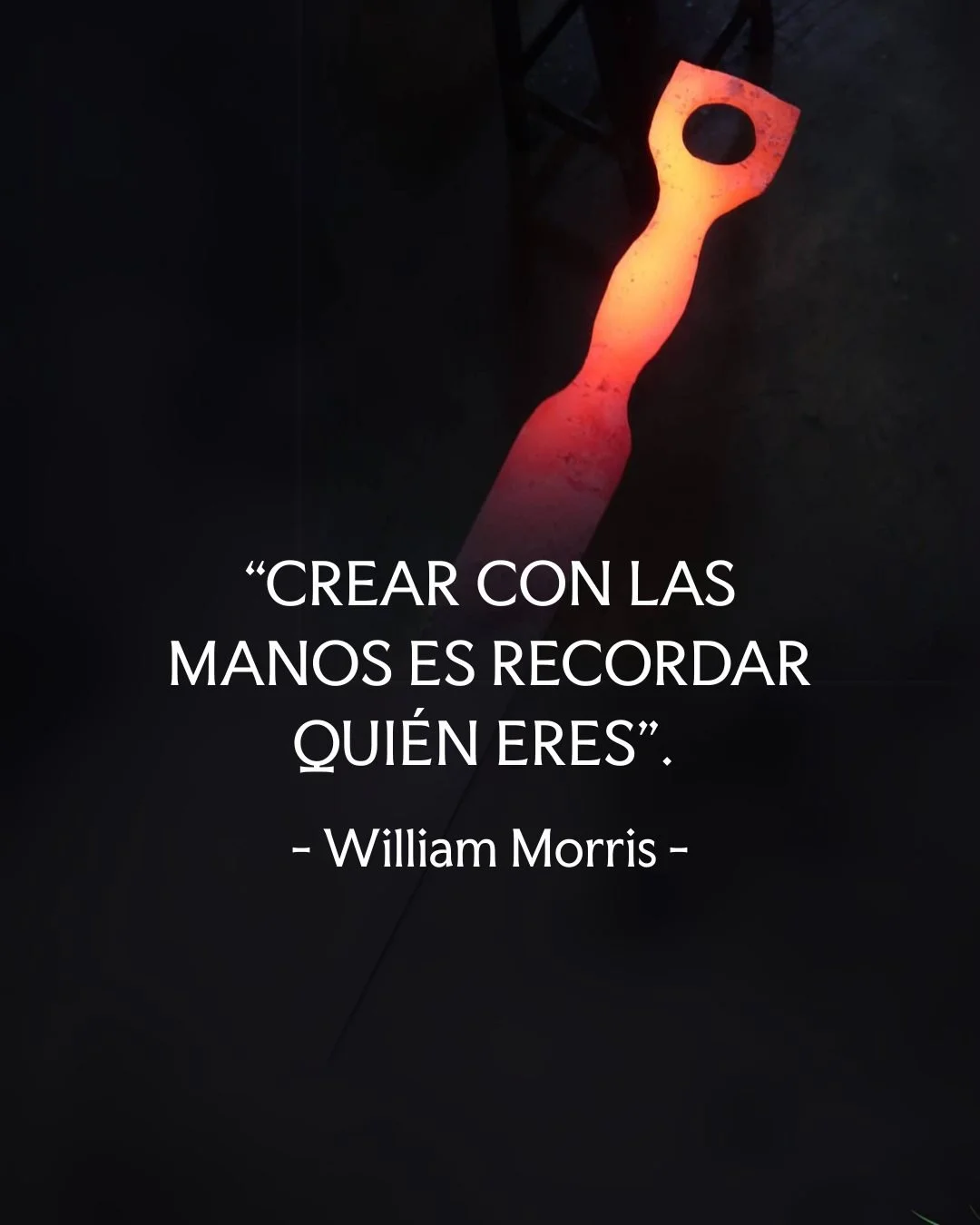 En cada golpe hay una decisi&oacute;n. En cada chispa, una parte de ti. Forjar no es solo transformar el metal, es conectar con algo esencial y olvidado: la capacidad de construir con tus propias manos.

En el taller, el tiempo se detiene y todo adqu