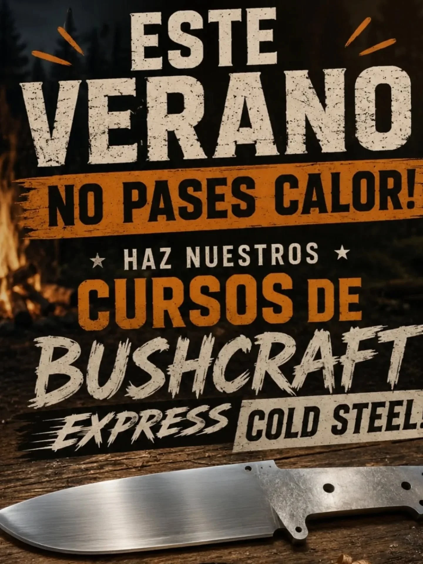 ❄️❄️Cuchiller&iacute;a en fr&iacute;o para &eacute;ste verano! 🥶❄️❄️
SIN FUEGO! TEMPERATURA AMBIENTE O MENOS y con 10 ventiladores!! Dise&ntilde;amos con precisi&oacute;n estos cuchillos en el papel y trasladamos la plantilla al acero. 
Reserva ya n