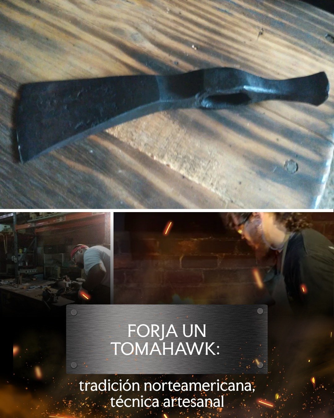 🪓 El curso de Tomahawk te sumerge en la forja de una herramienta ic&oacute;nica de la carpinter&iacute;a naval norteamericana. Una pieza de gran simbolismo, precisi&oacute;n y belleza, ideal para quienes quieren salir de los modelos tradicionales y 