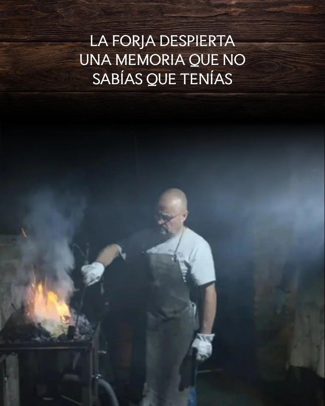 🧬 Cuando empiezas a forjar, hay una sensaci&oacute;n que se activa en lo m&aacute;s profundo: la de estar haciendo algo que tu cuerpo ya conoce, como si hubieras nacido para esto. Es el llamado de lo ancestral, de lo esencial, de lo humano.

🔥 Trab