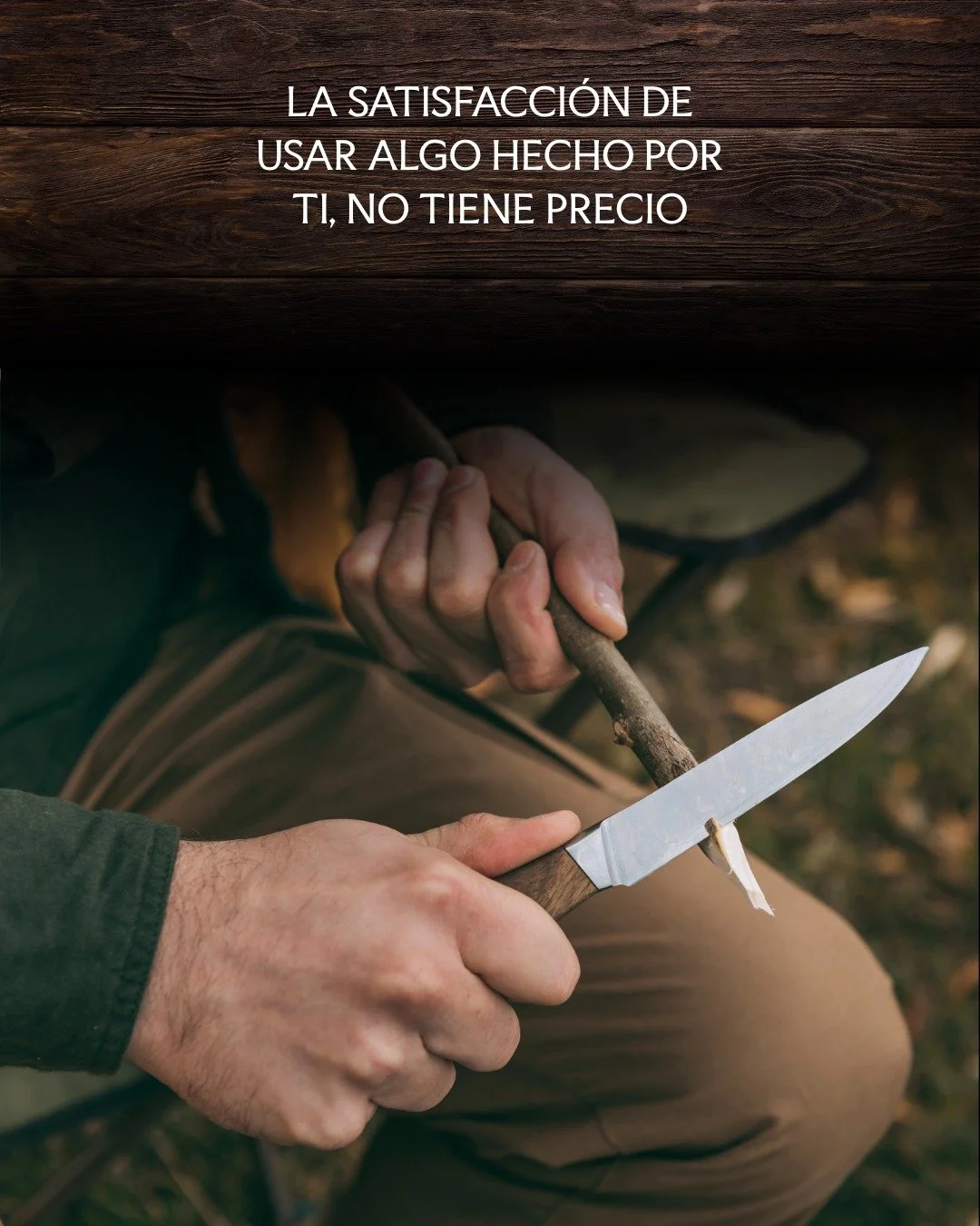 🔨 Imagina cortar pan con un cuchillo que t&uacute; mismo has forjado. No solo lo hiciste, lo pensaste, lo templaste, lo afilaste. Esa conexi&oacute;n con el objeto es incomparable y le da un valor emocional inmenso.

🔥 Usar una herramienta propia e
