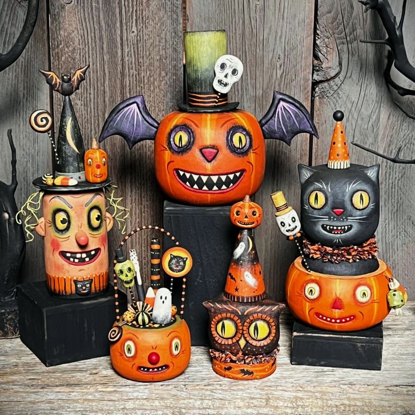 Spooky Season is creeping in quickly! Some fresh treats have been added to my Halloween shop to get the party going :0) 

#halloween #trickortreat #gregguedel #halloweendecor #spookyseason