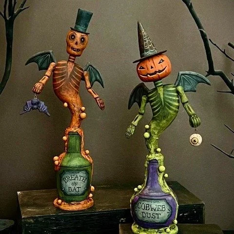 ✨🎃✨2026 Halloween pre-orders will be available on my website tomorrow, April 25th, at 1pm EST. Seven new designs with two limited editions.. Excited to share these new pieces!

#halloween #halloweendecor #spookyseason #wicked #gregguedel