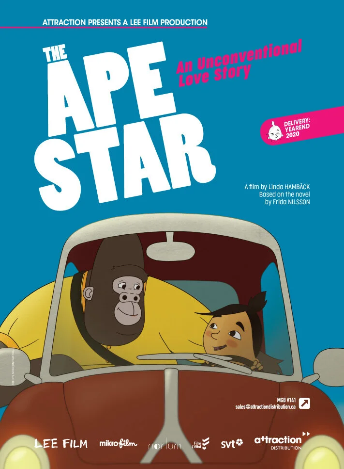 Attraction Distribution goes bananas in Berlin introducing wip of the 2D animated feature           The Ape Star