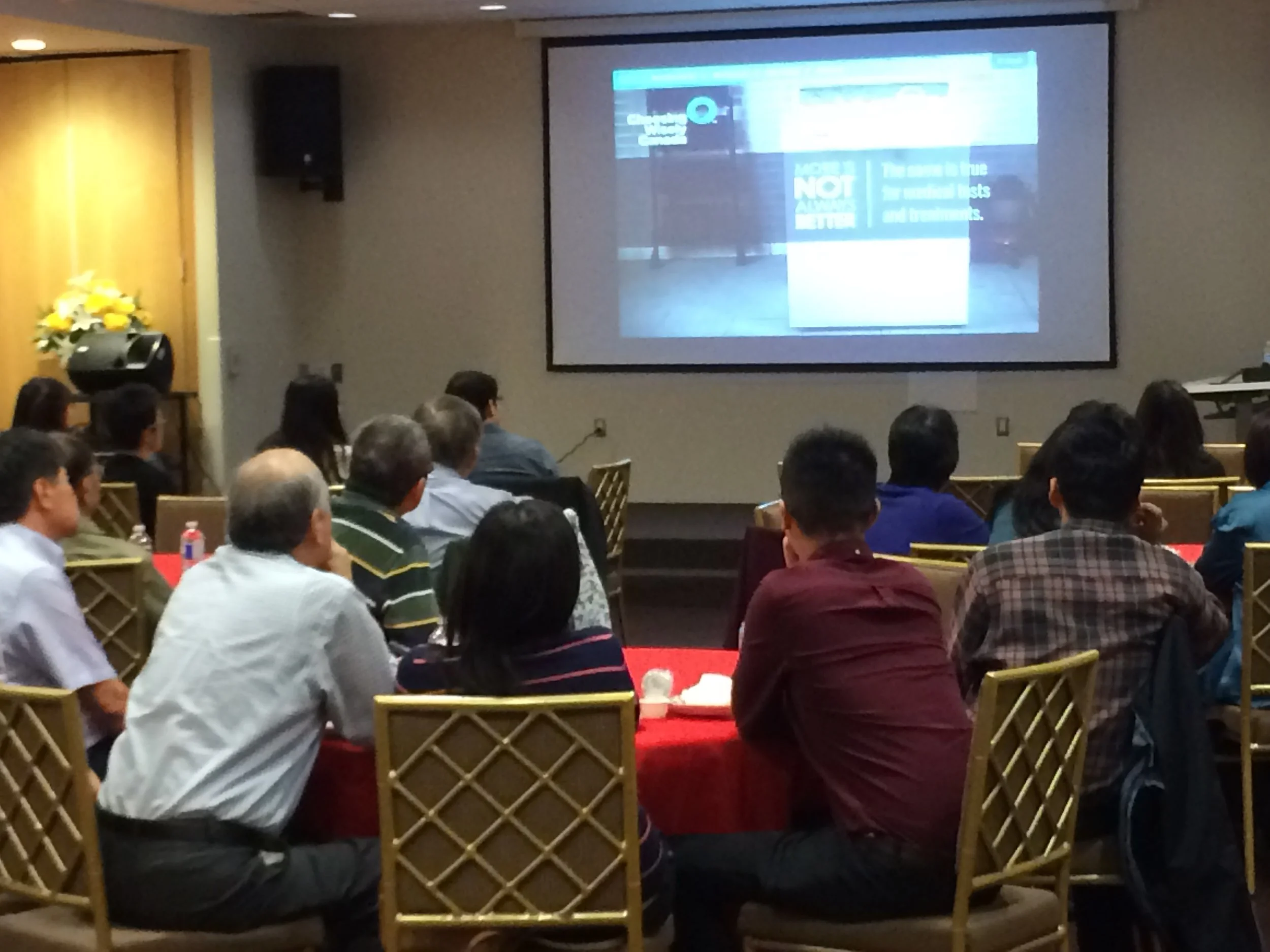 2016-10-02 CE: Choosing Wisely