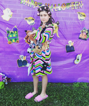 Crazy Cat Lady Lily Snell captures 1st Place in the ESA Halloween Meet costume competition for the second year in a row. Oct2018