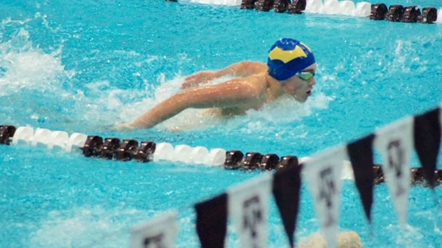 Travis broke the 11-12 boys record in the 50 back, 100 free and 100 IM. All 3 records had stood since 2010