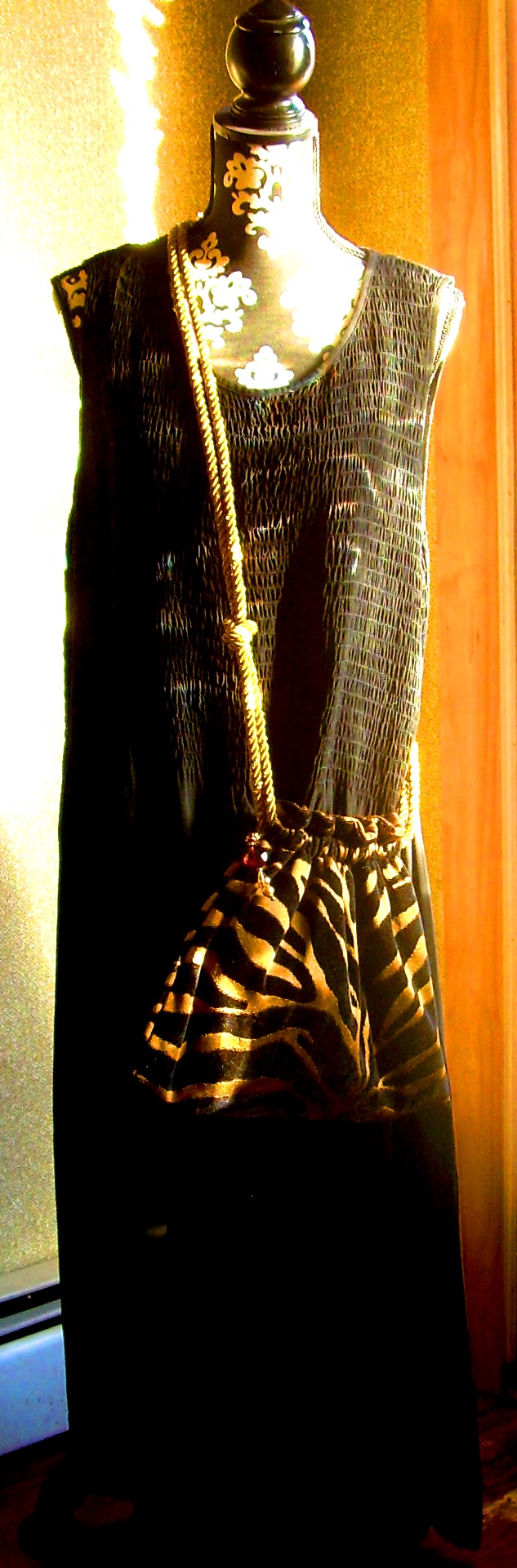 Bronze Tiger Boho Bag