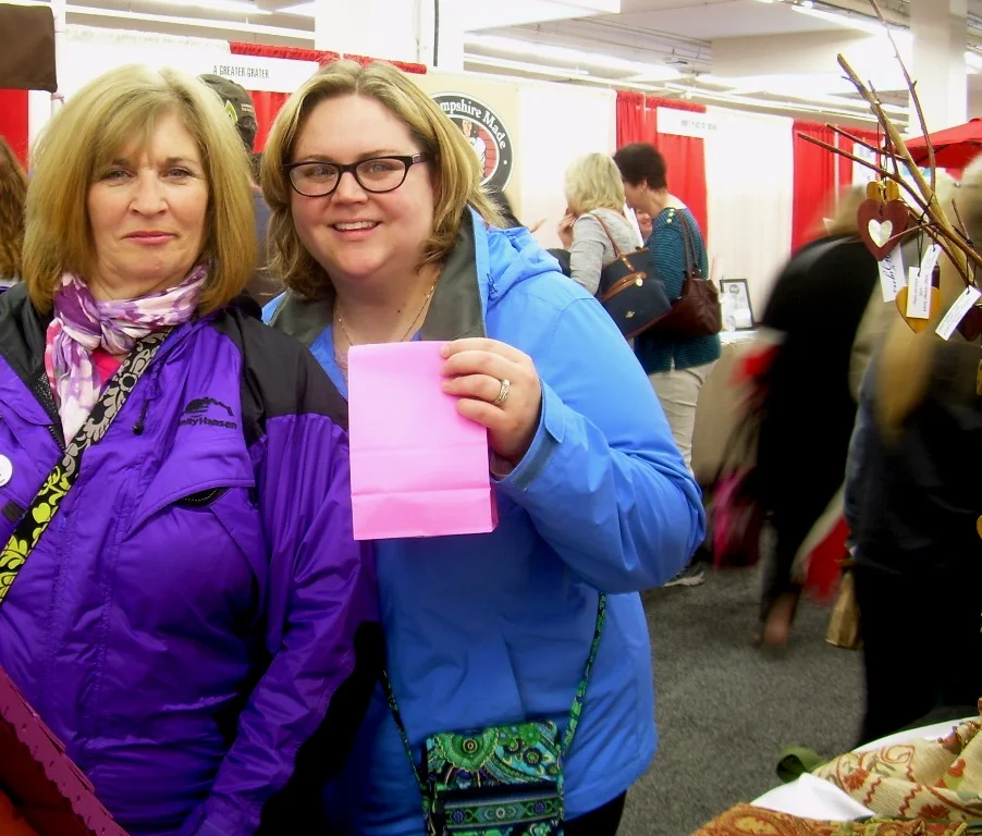Cheryl and Jessie bought a heart and made me laugh a little!