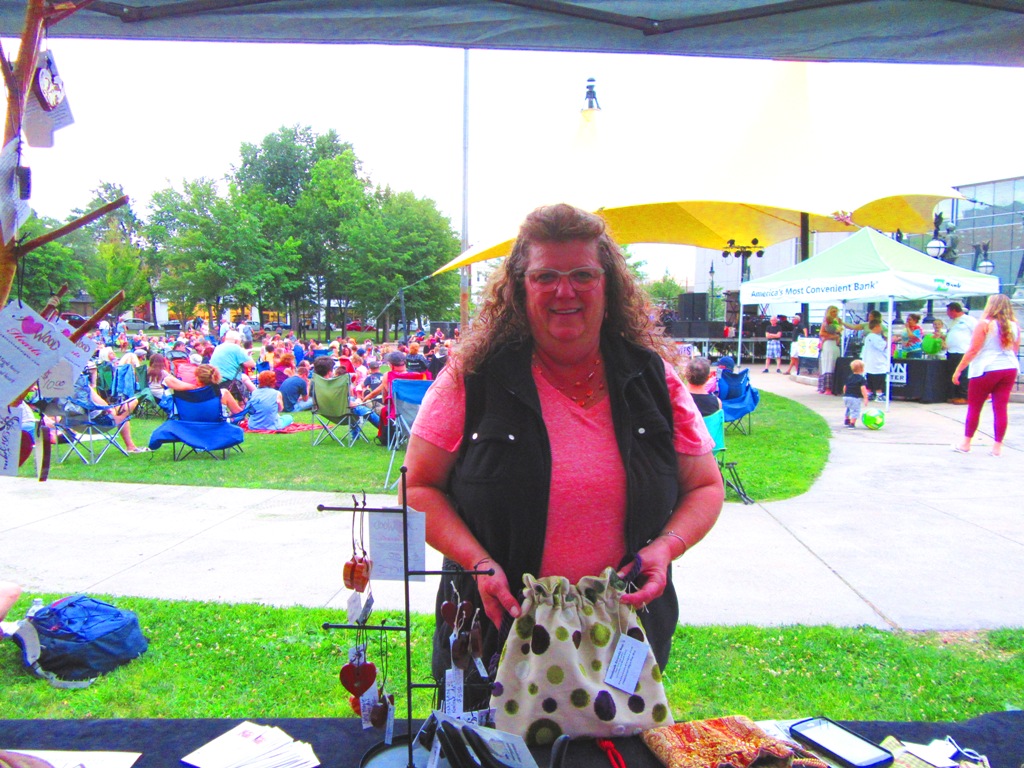 Suzanne, it looked good on you hanging across or as you held it above. Thanks so much!