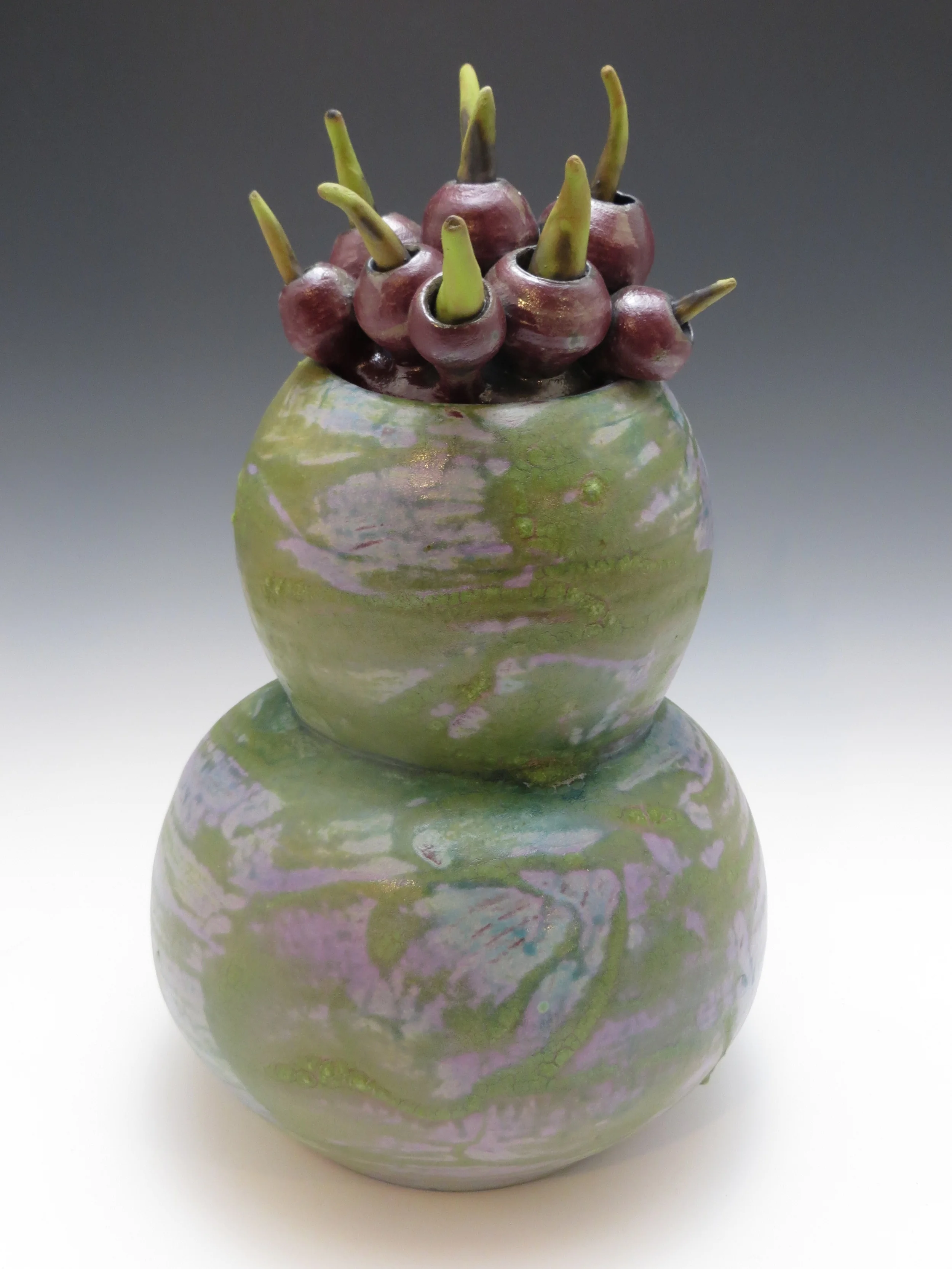 Sprouted Violaceous Jar