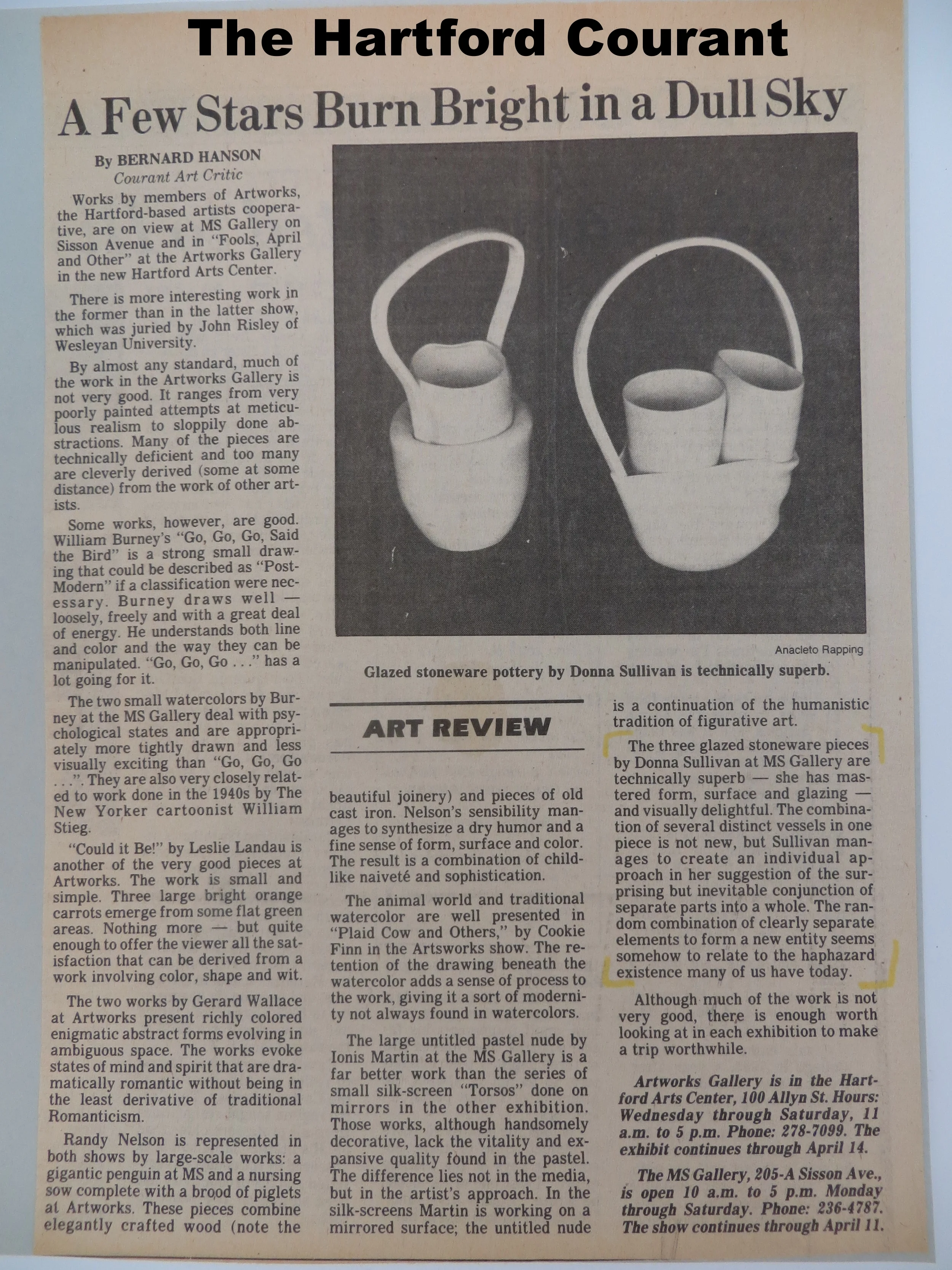 The Hartford Courant review
