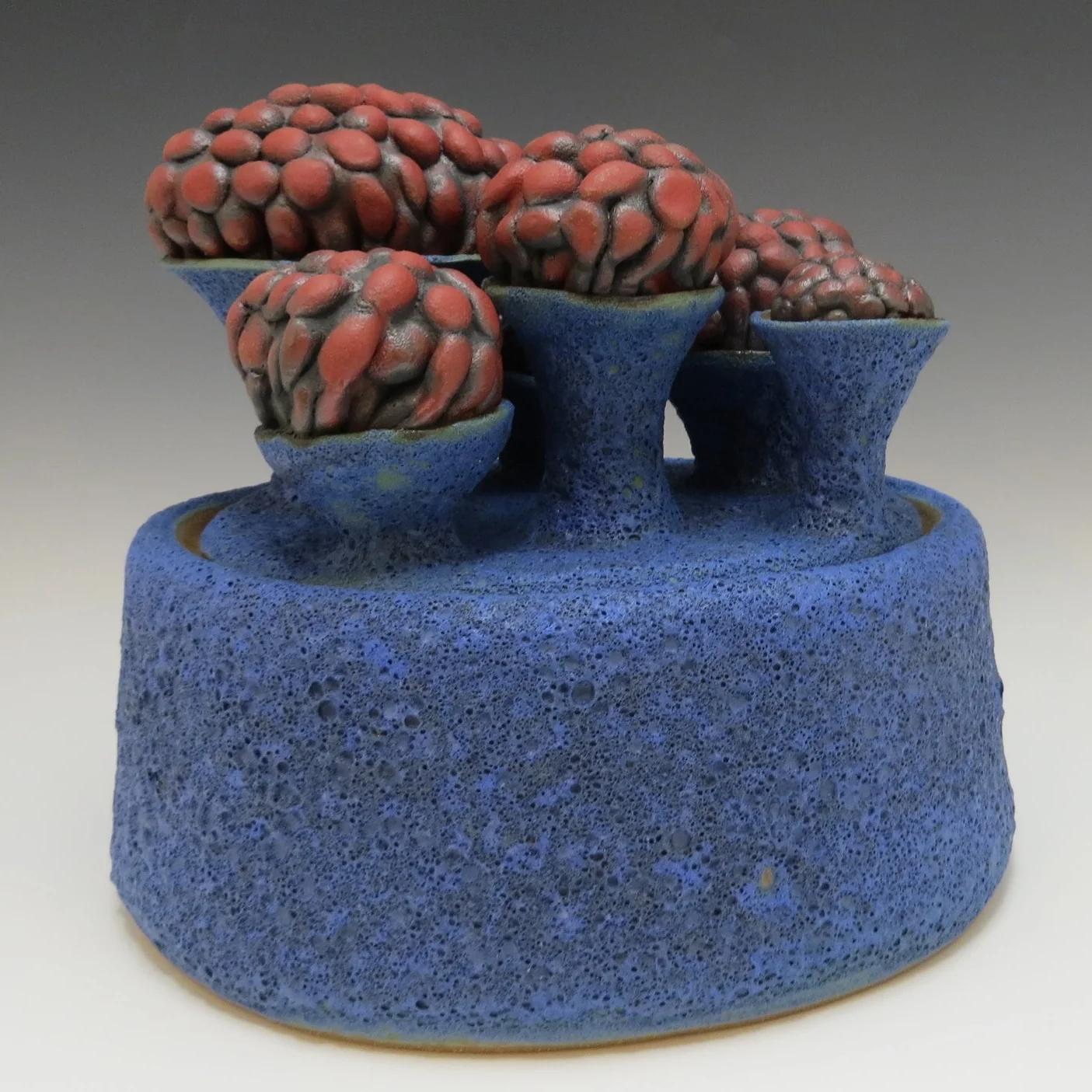 Red/Blue Oasis Casserole (detail)