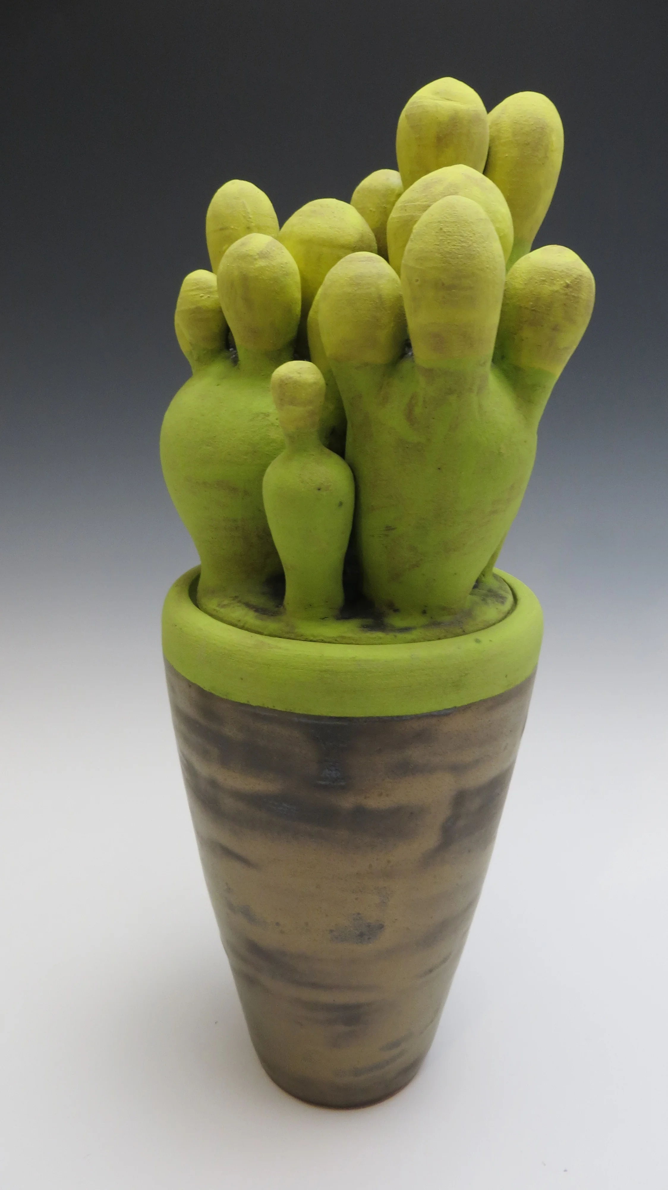 Bud Jar Series: Yellow-Green No. 1
