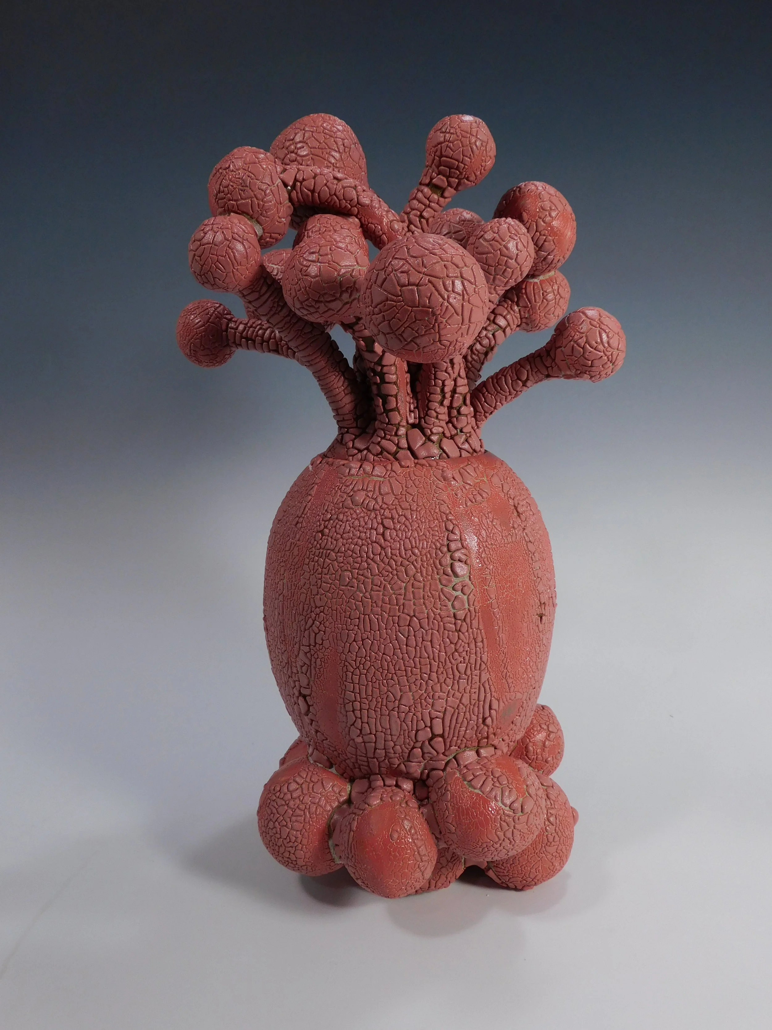Red Ball Vase