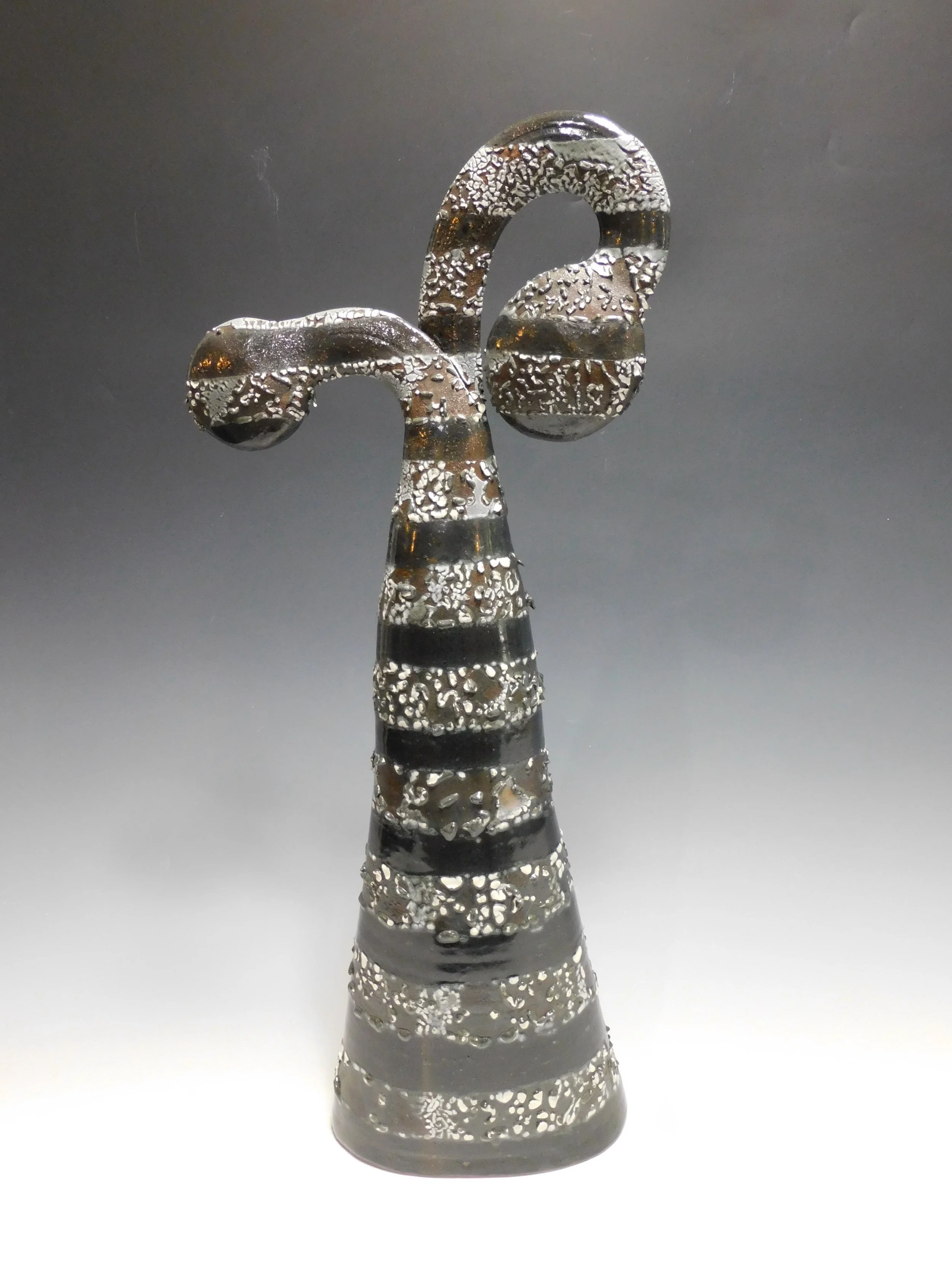 Black and White Striped Branch No. 2